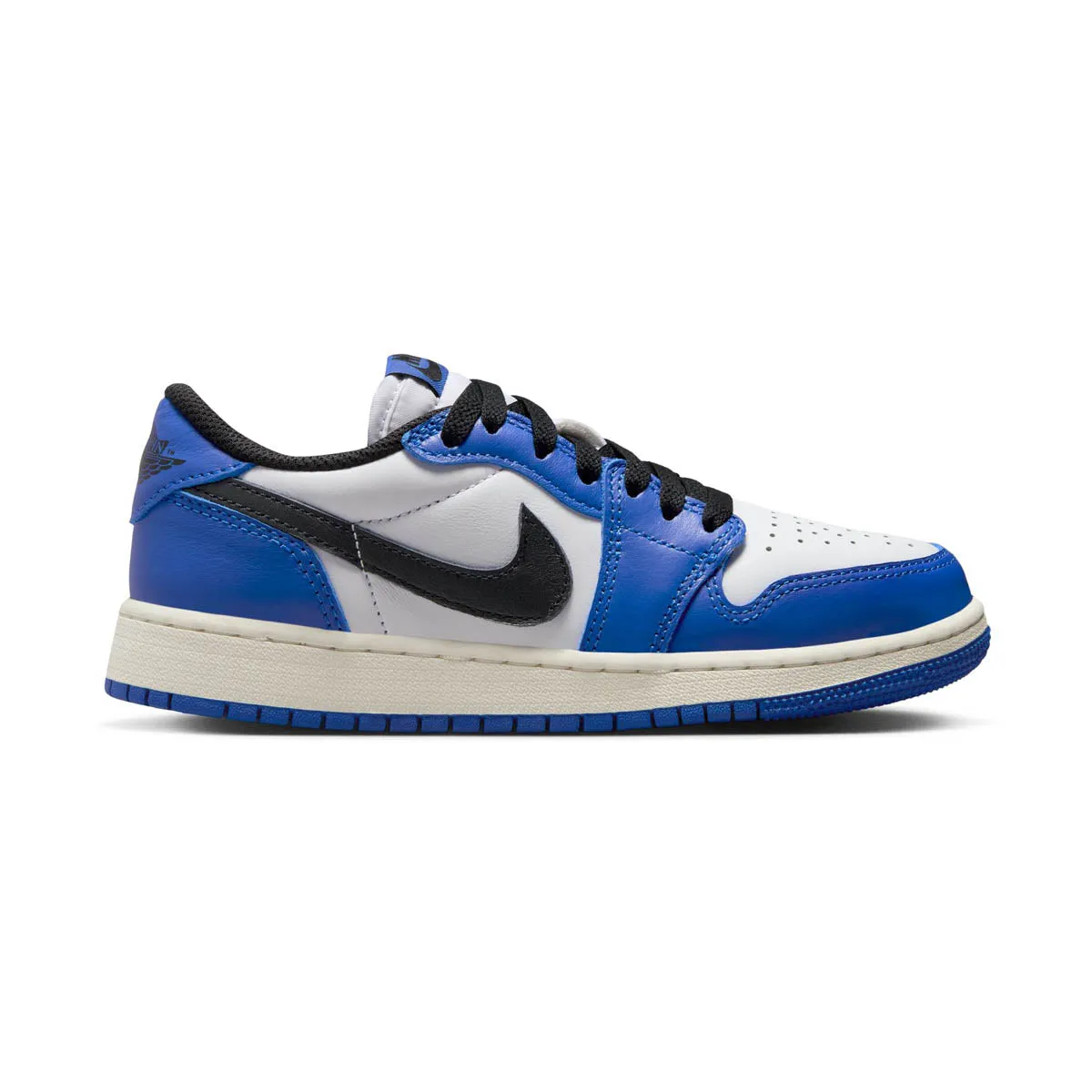 Slip Grip Air Jordan 1 Low 'Game Royal' Big Kids' Shoes