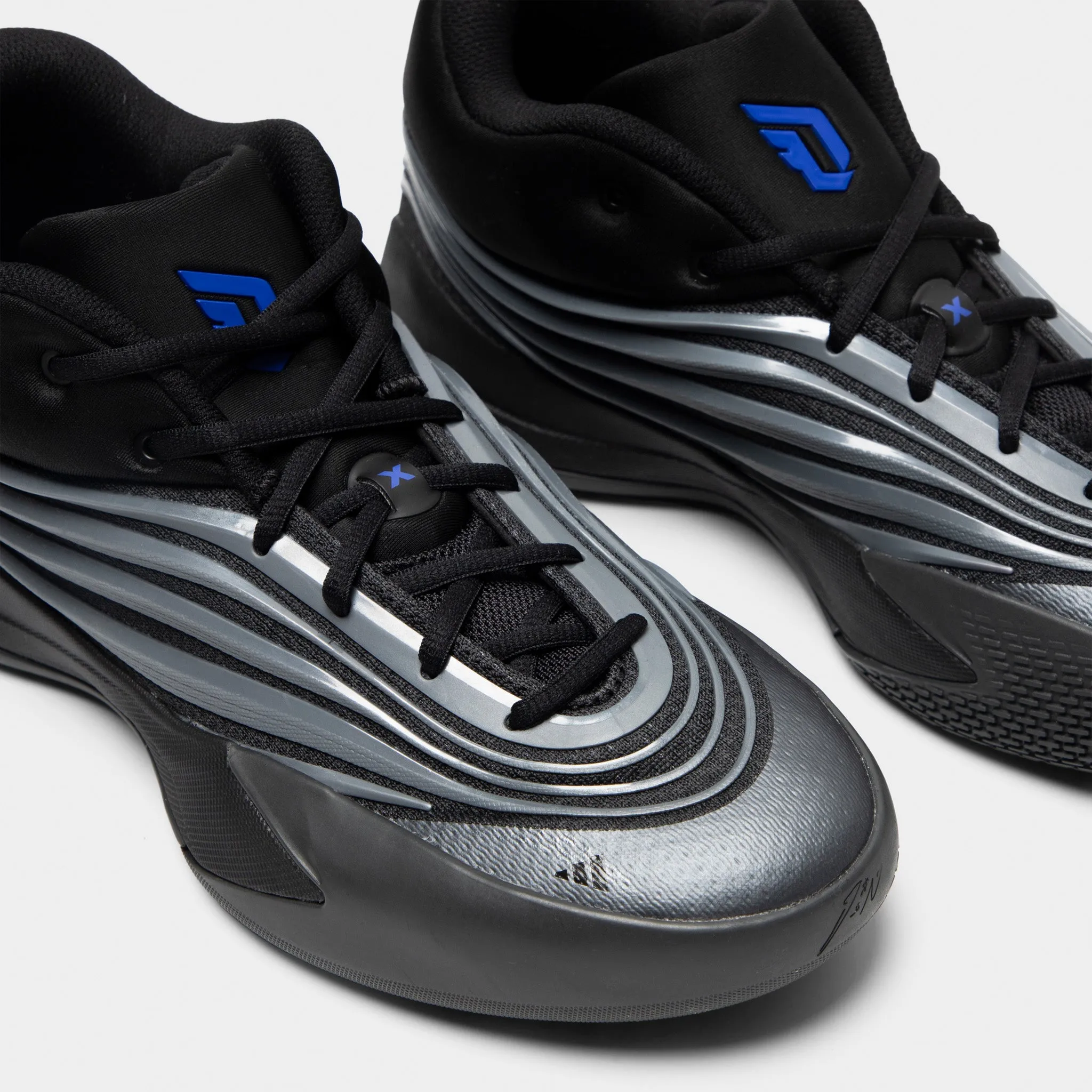 Advanced Grip Arch Support Design adidas Dame X Black / Iron Mountain - Lucky Blue