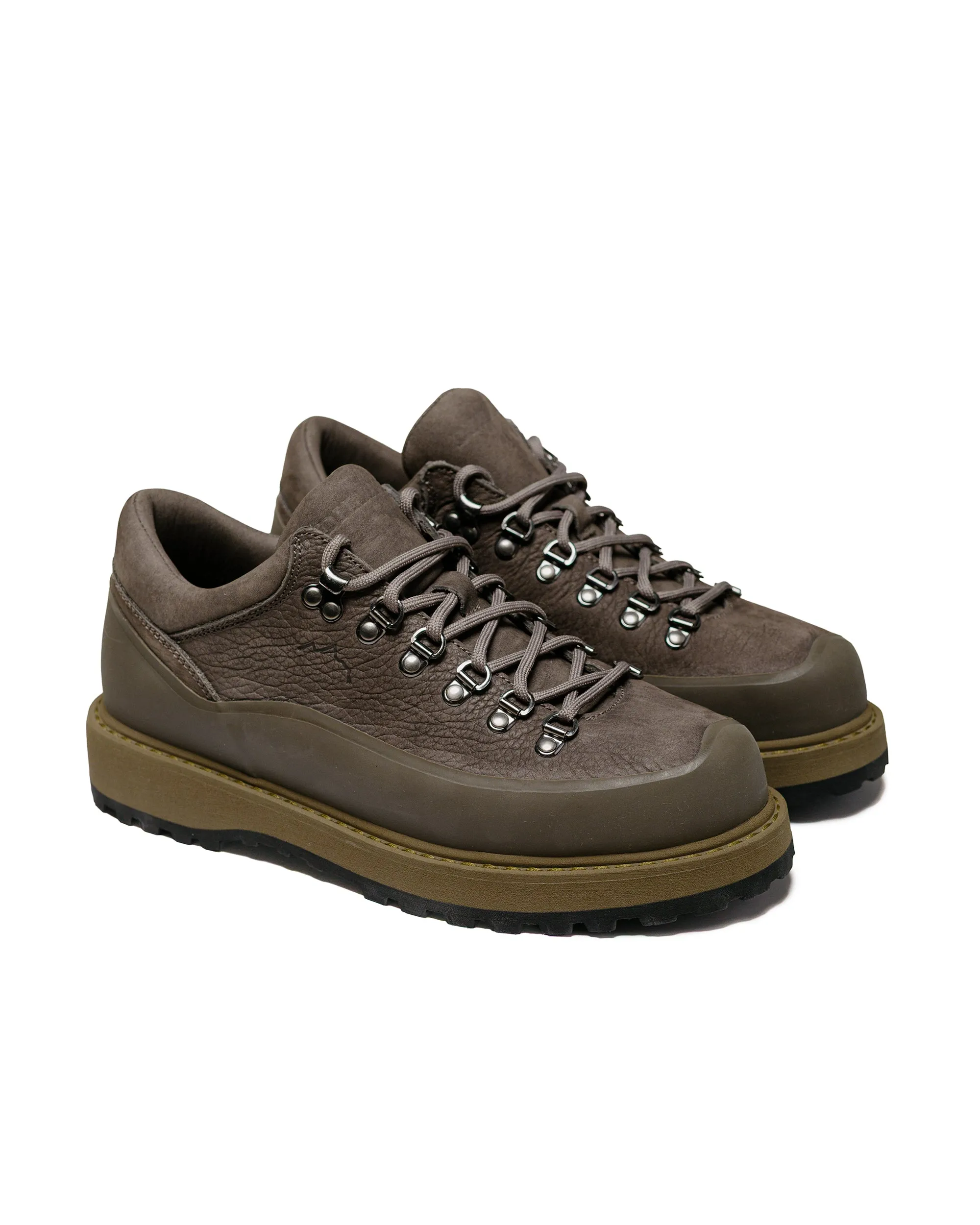 Stylish Sole Diemme Cornaro Gomma Leather Smog
