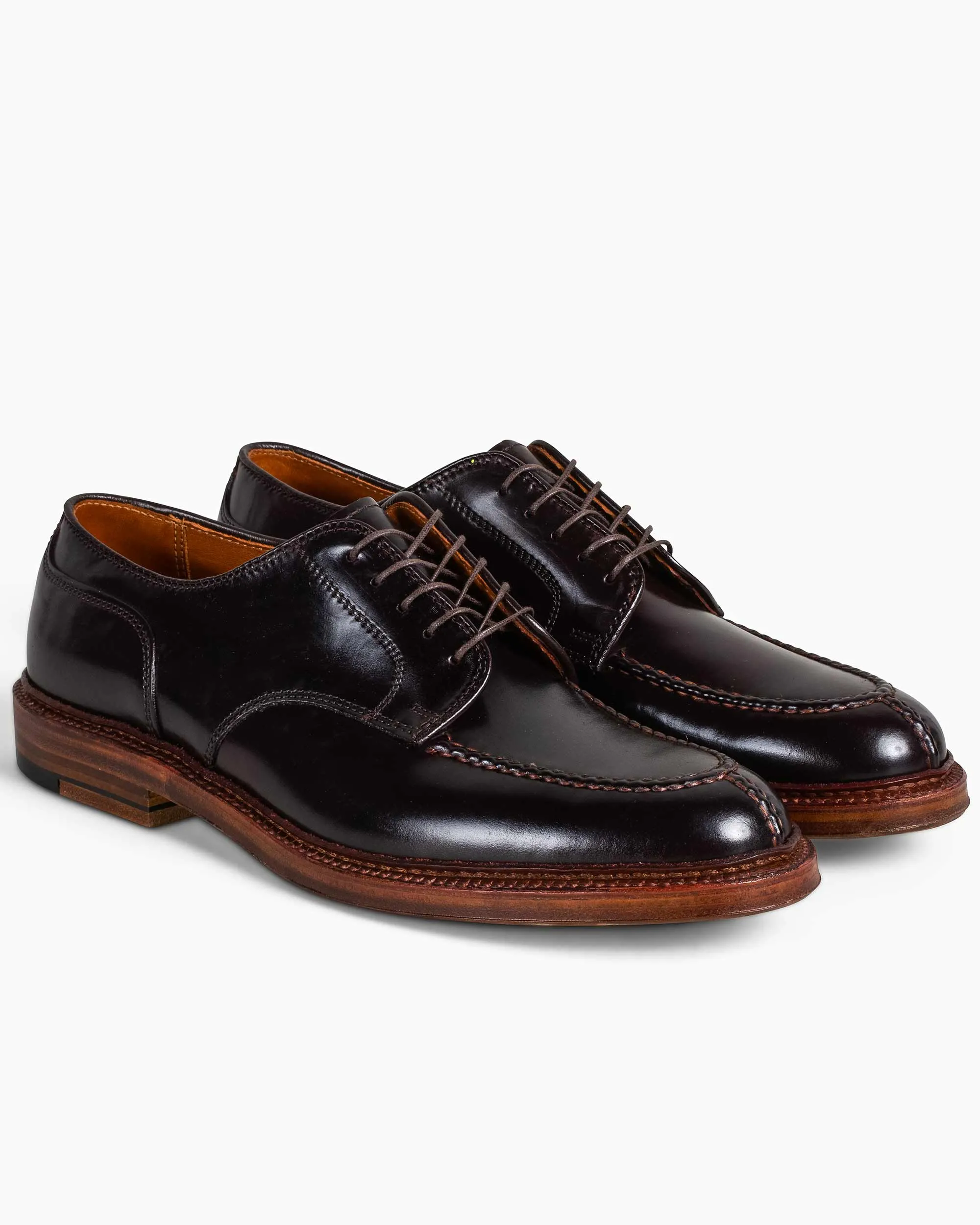 Slippers Alden Norwegian Split Toe Blucher Colour 8 Shell Cordovan G1601