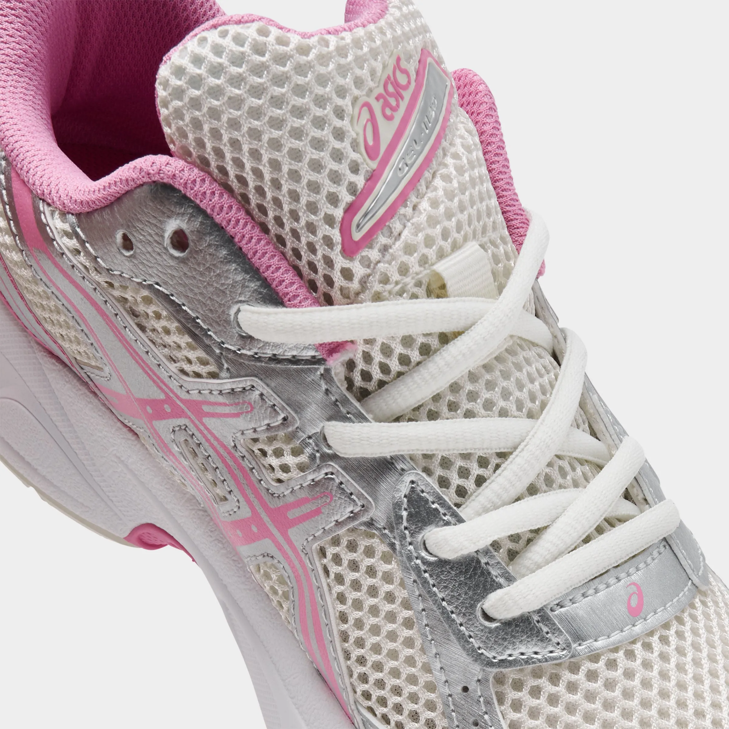 Breathable Ventilation ASICS GEL-1130 GS Cream / Sweet Pink