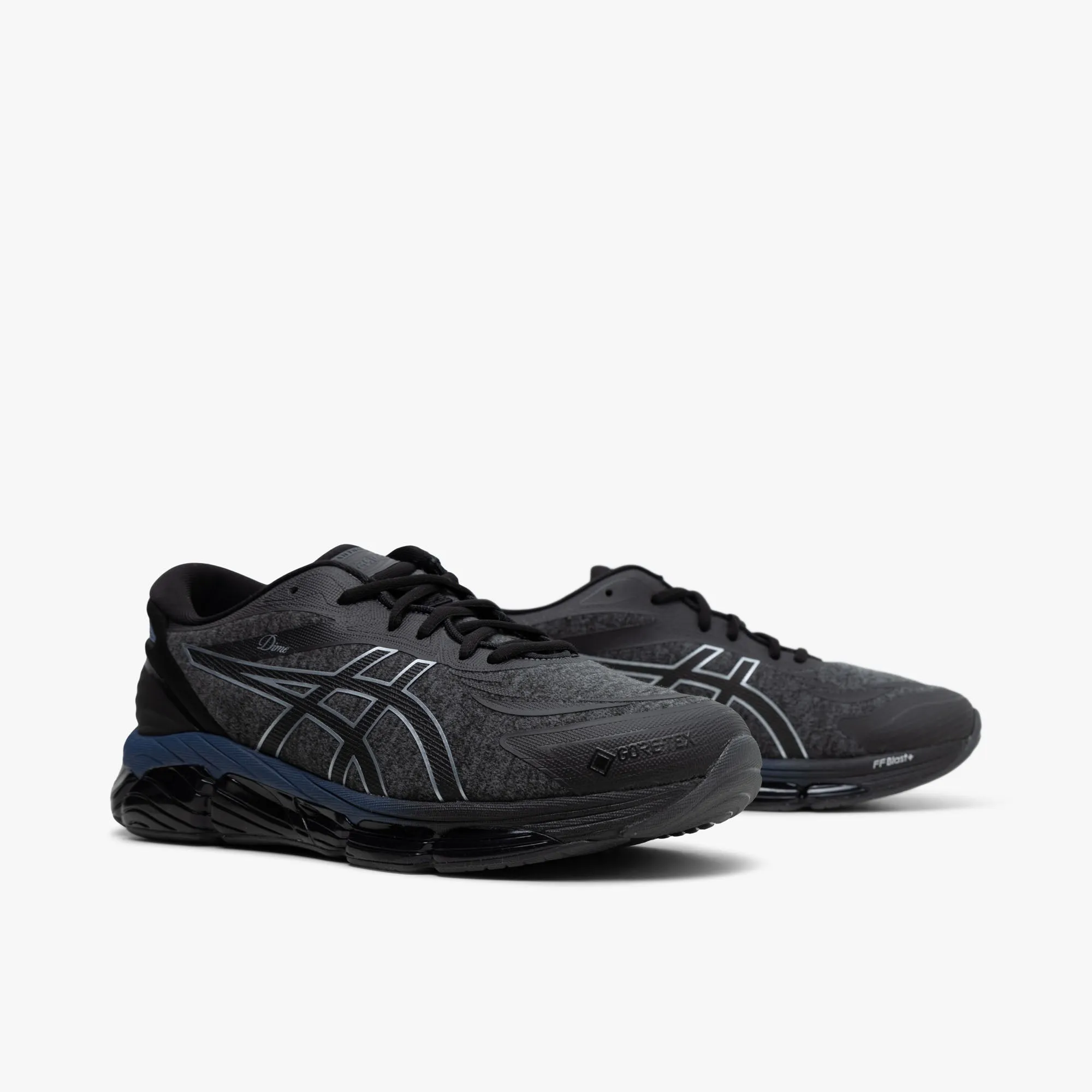 ASICS x Dime Gel-Quantum 360 VII GORE-TEX Black / Pure Silver rigid sole shoes slip - on shoes
