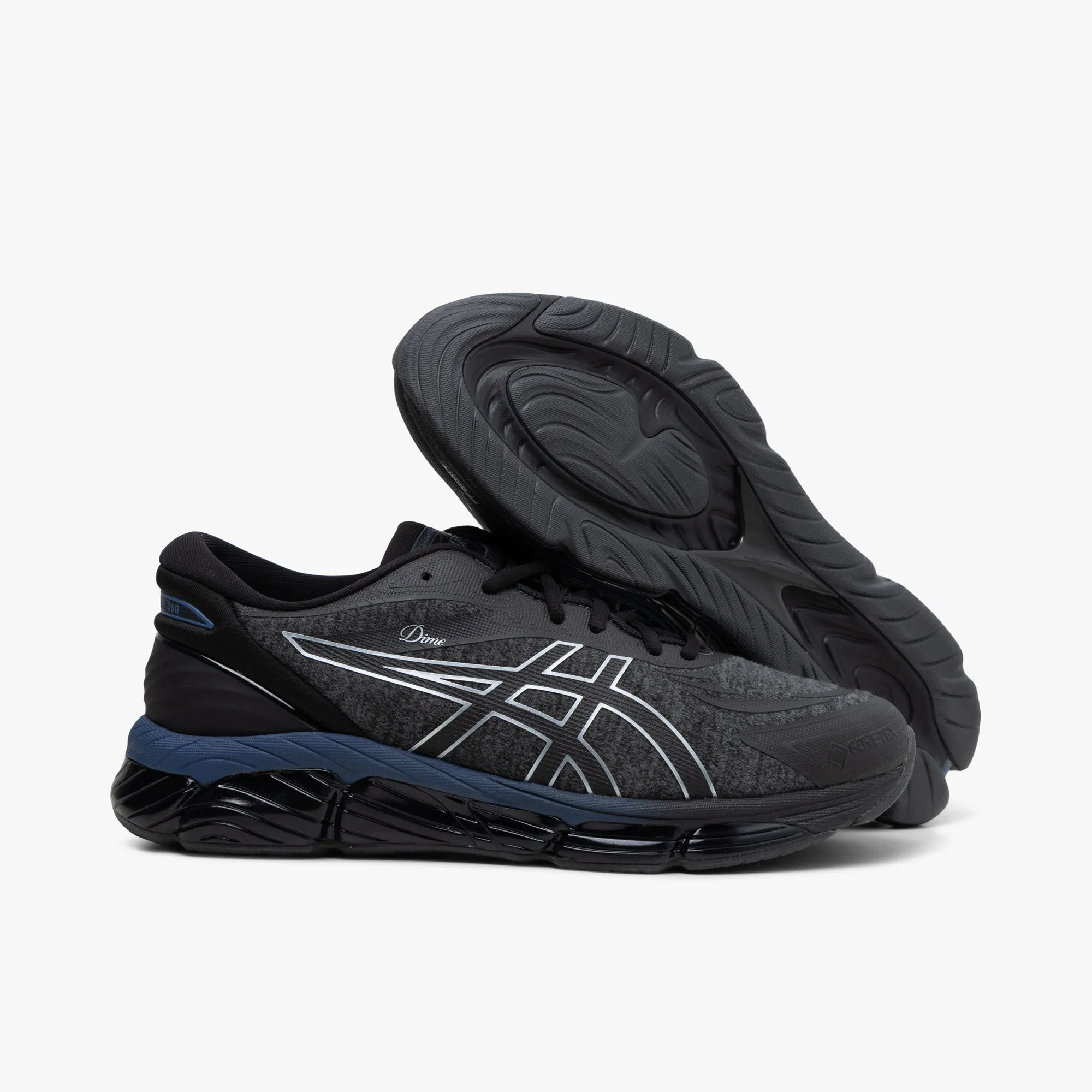 Giant pattern ASICS x Dime Gel-Quantum 360 VII GORE-TEX Black / Pure Silver