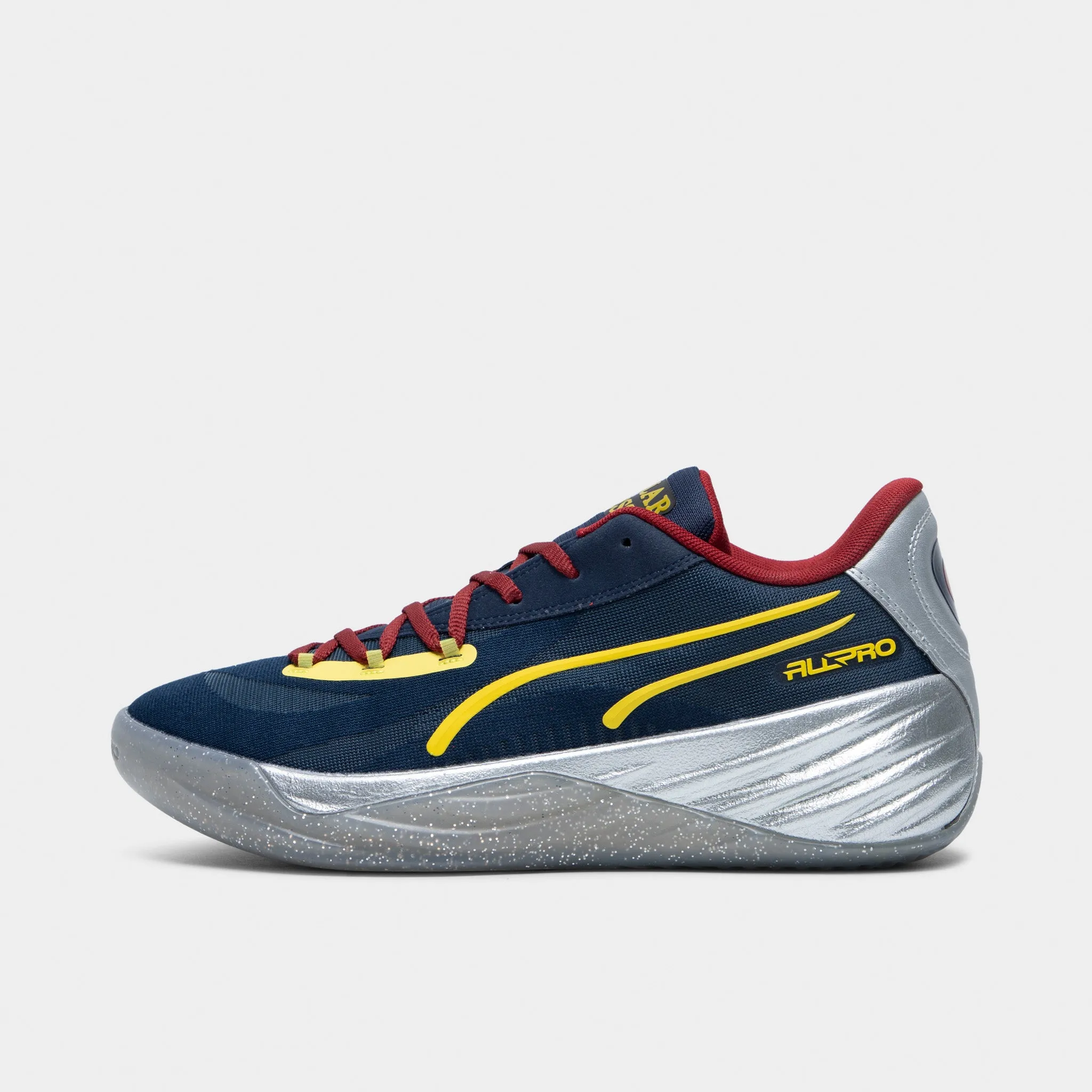 PUMA All-Pro NITRO Club Navy / Intense Red Flexible Knit Construction