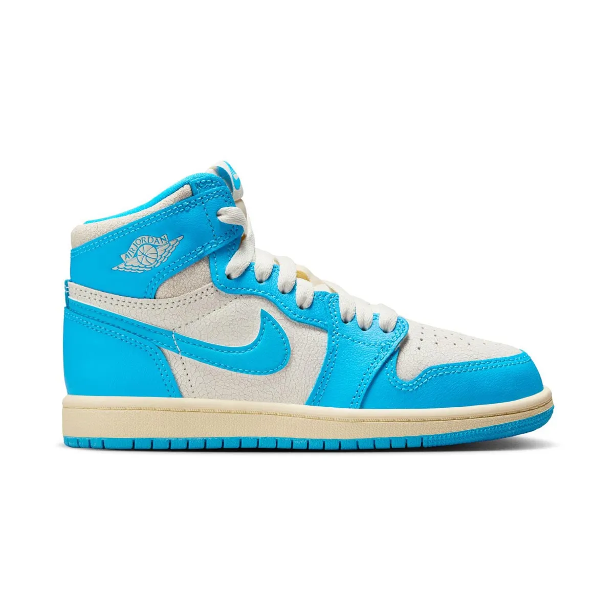 cushioning system Torsional Rigidity System Jordan 1 Retro High OG 'UNC Reimagined' Little Kids' Shoes