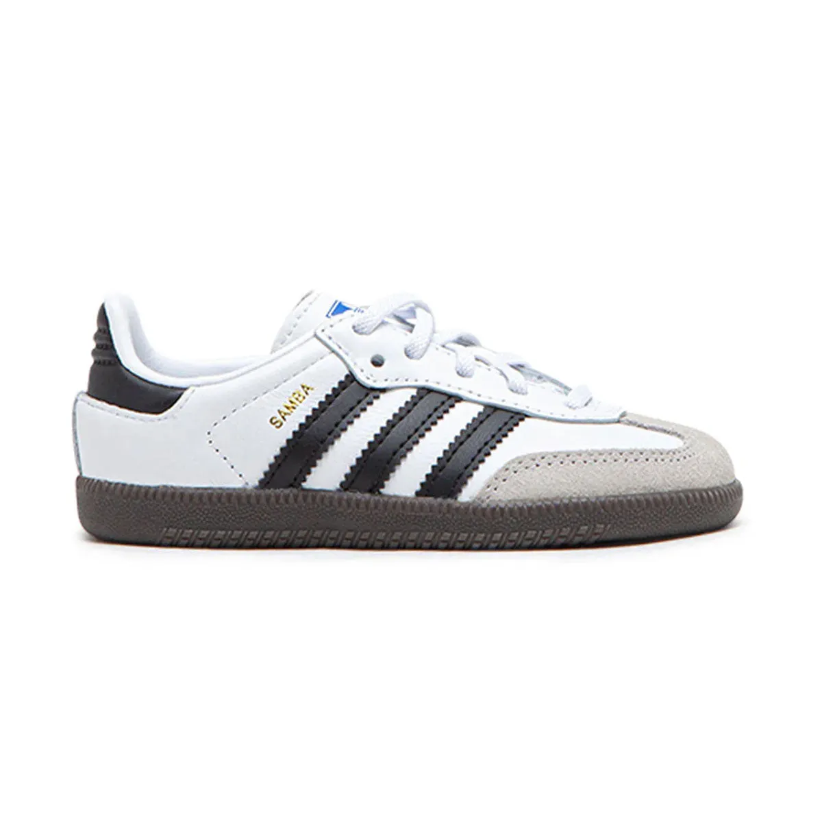 Cold Step Cloudy Jog Adidas Samba OG 'Cloud White Core Black Gum' Toddler Shoes