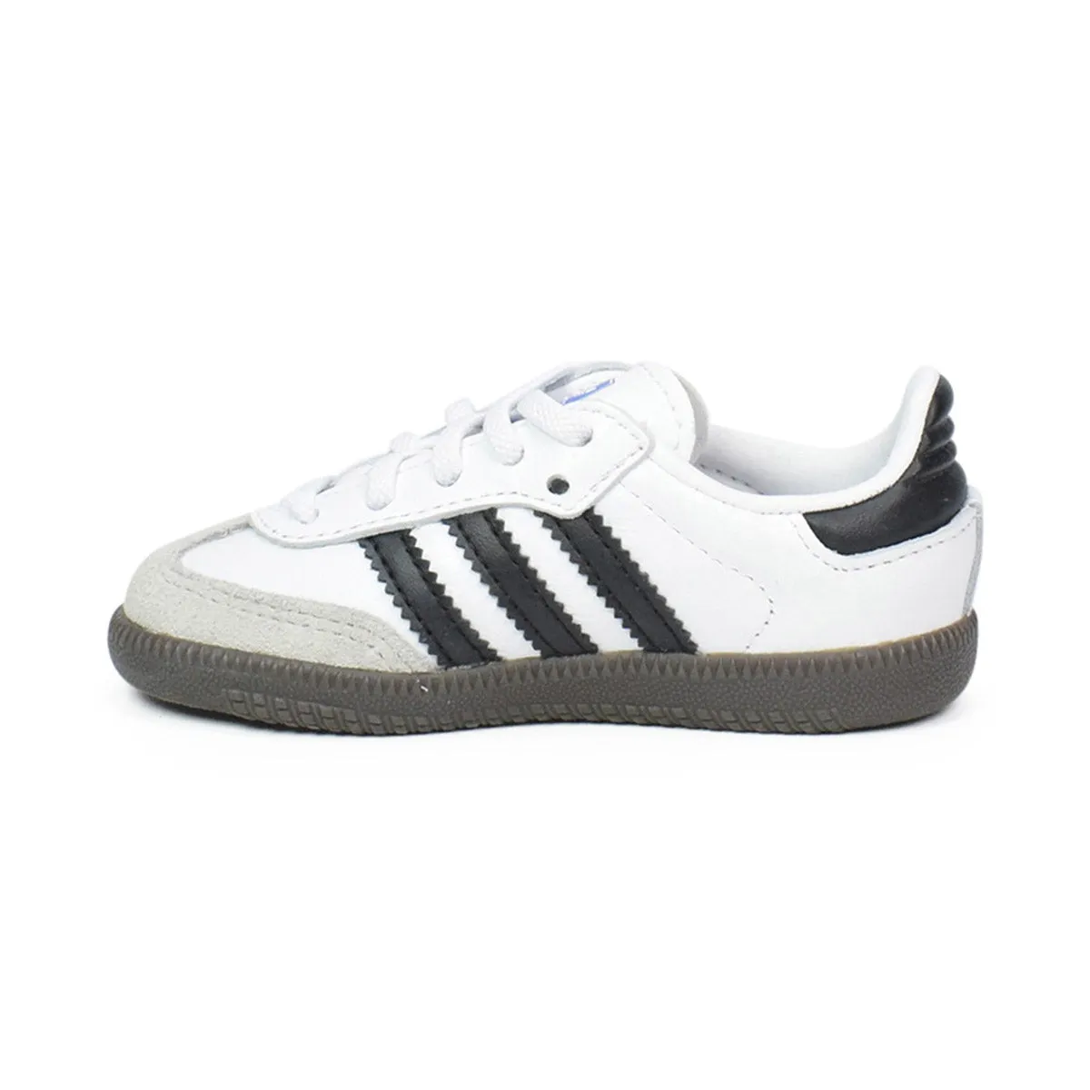 Adidas Samba OG 'Cloud White Core Black Gum' Toddler Shoes Secure Lace
