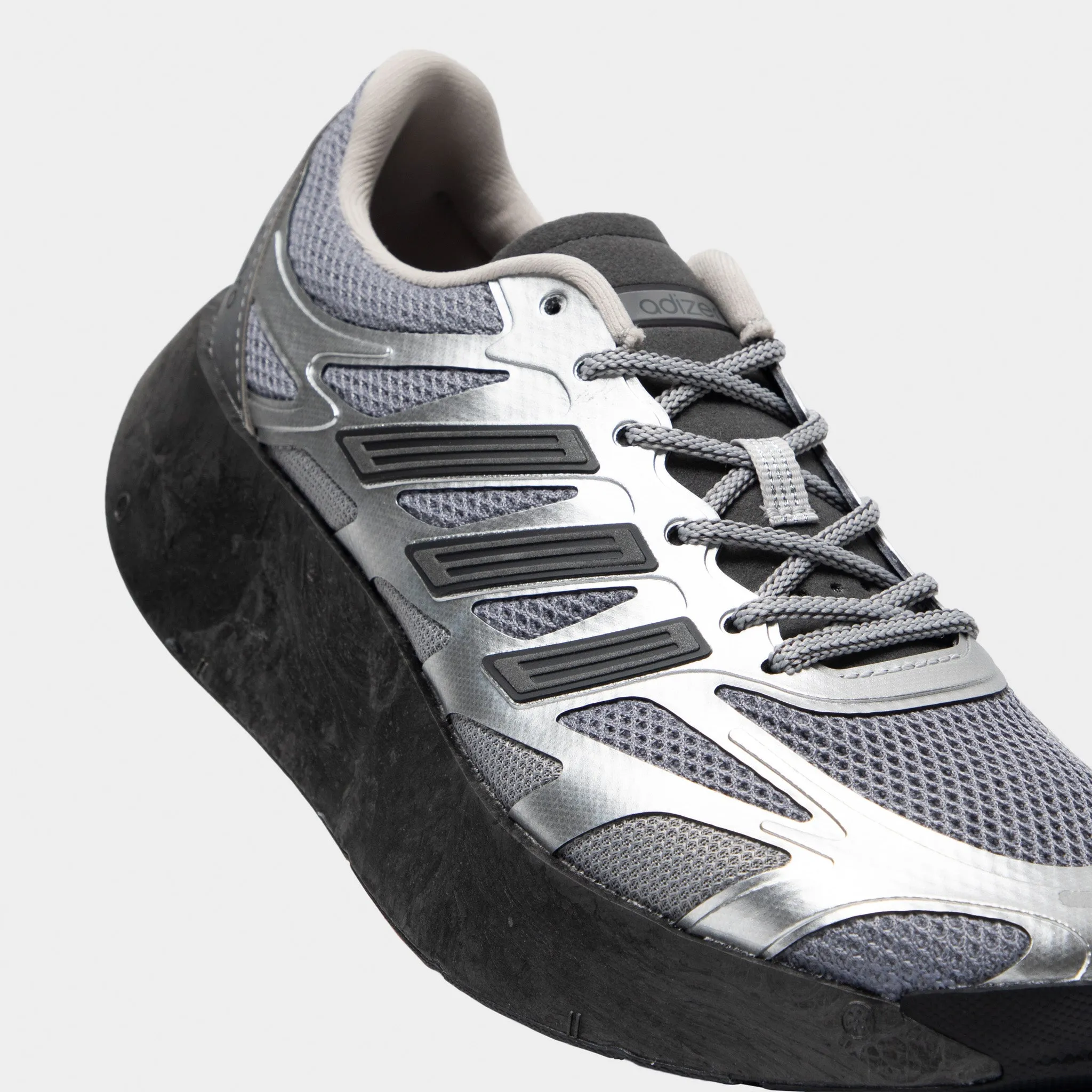 adidas Adizero Aruku Silver / Grey running with a removable insole Indoor