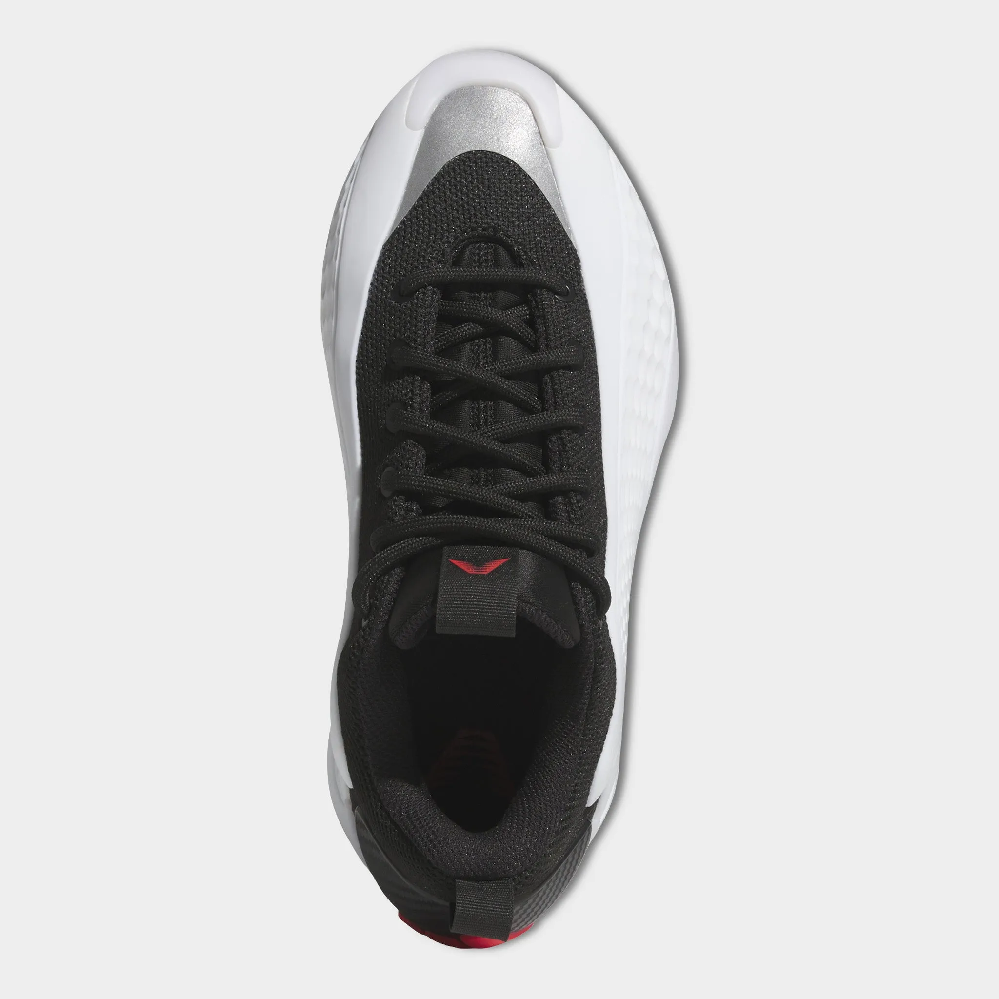 adidas Juniors' Anthony Edwards 1 Low White / Black - Red Impact Protection Layer