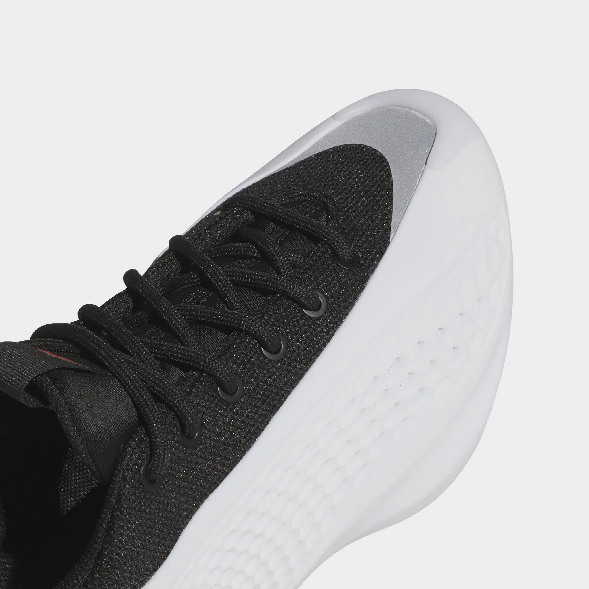 adidas Juniors' Anthony Edwards 1 Low White / Black - Red Anti Fatigue Insole EnhancedGrip