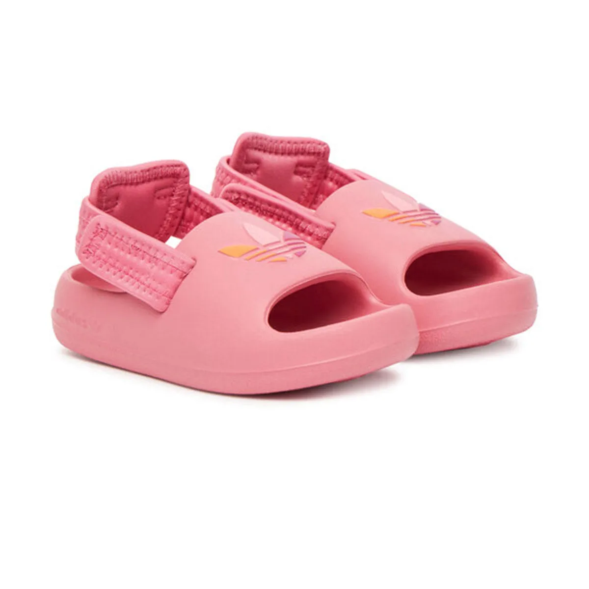 Adidas Adifoam Adilette 'Rose Tone Fuchsia Bliss Pink' Toddler Slides Stretch Comfort