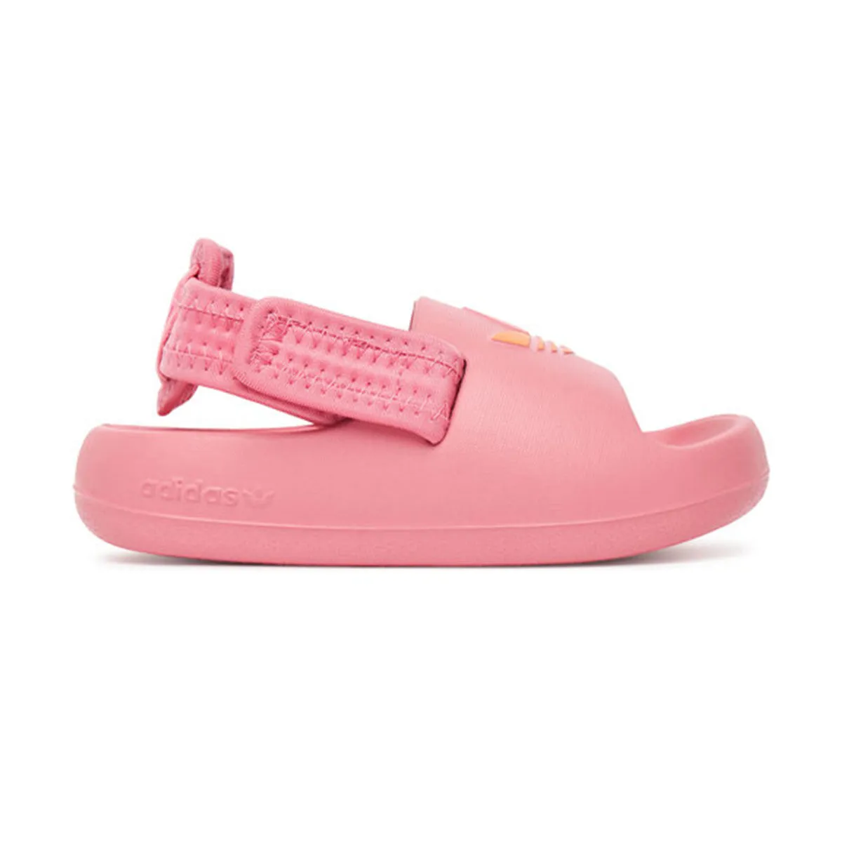 Resilient Sole Durable Pad Adidas Adifoam Adilette 'Rose Tone Fuchsia Bliss Pink' Toddler Slides