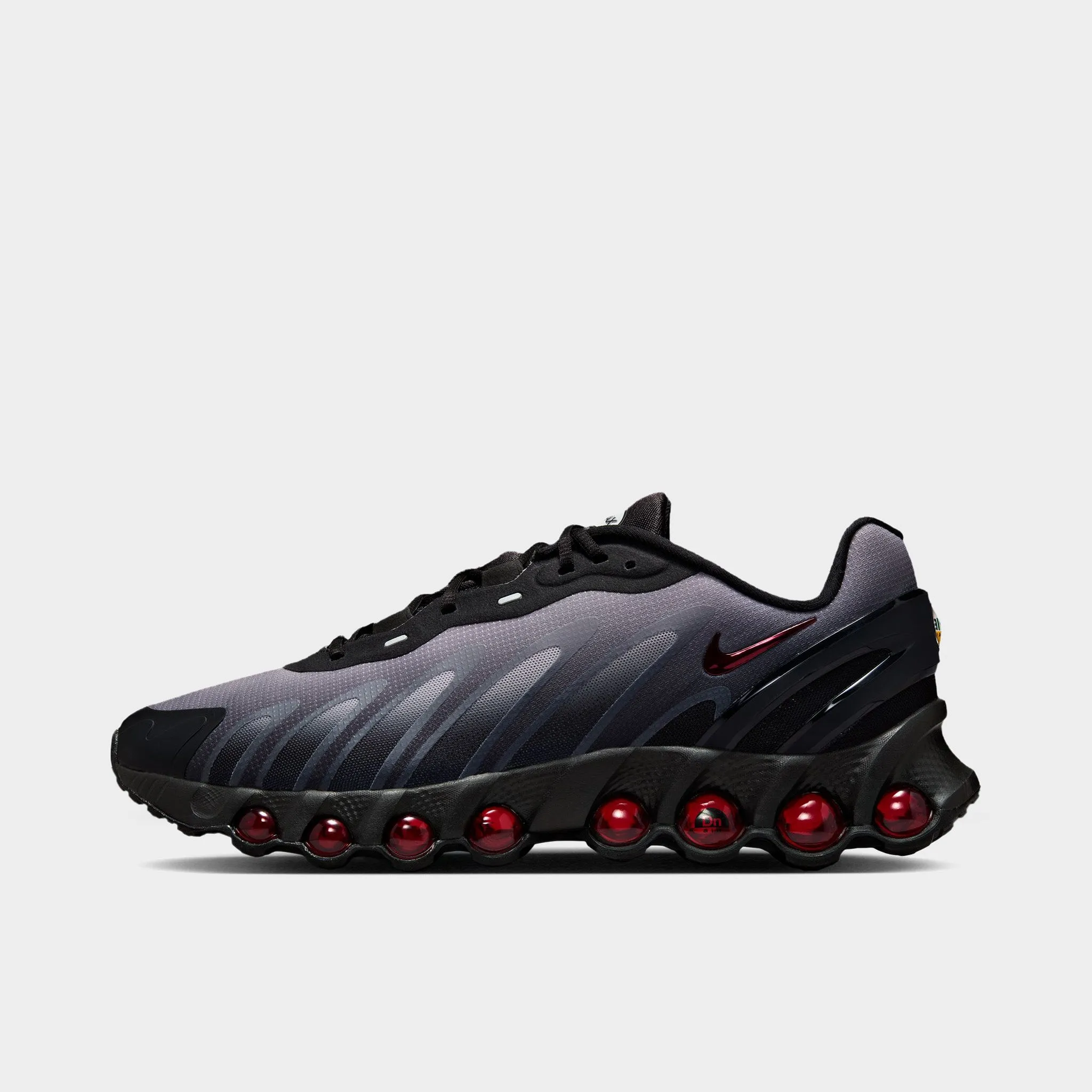 Nike Air Max DN8 Black / Gym Red - Anthracite bulky - feature shoes