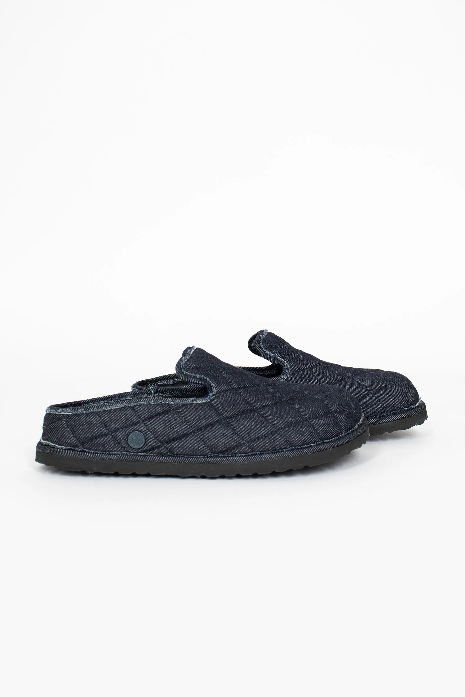 soft fit Protective Upper Eliscu Mule Dark Wash Denim