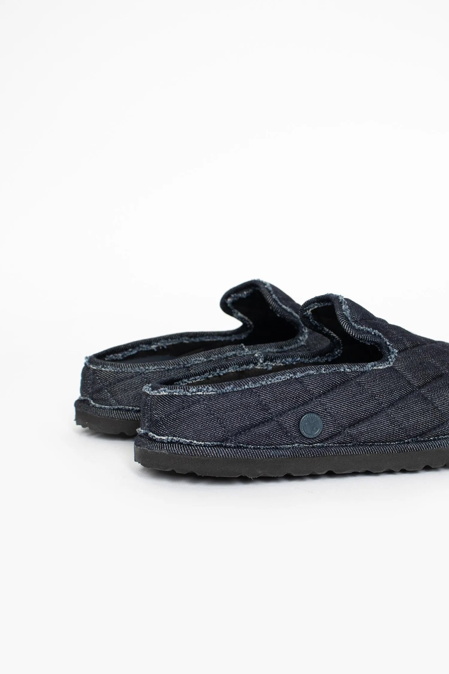 Eliscu Mule Dark Wash Denim Slip Resistant All Day Wear