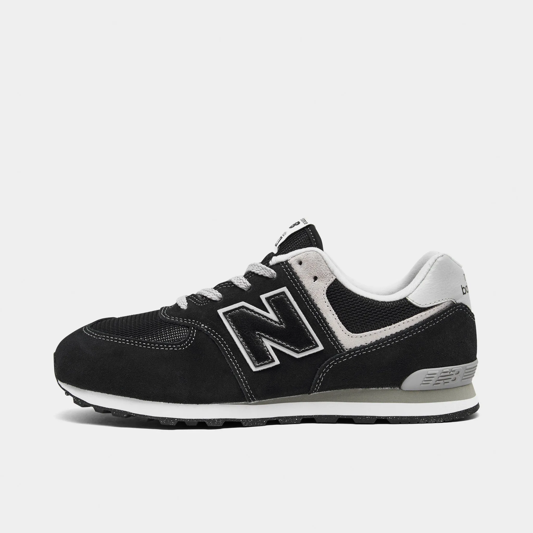 winter running footwear New Balance GC574EVB Black / White