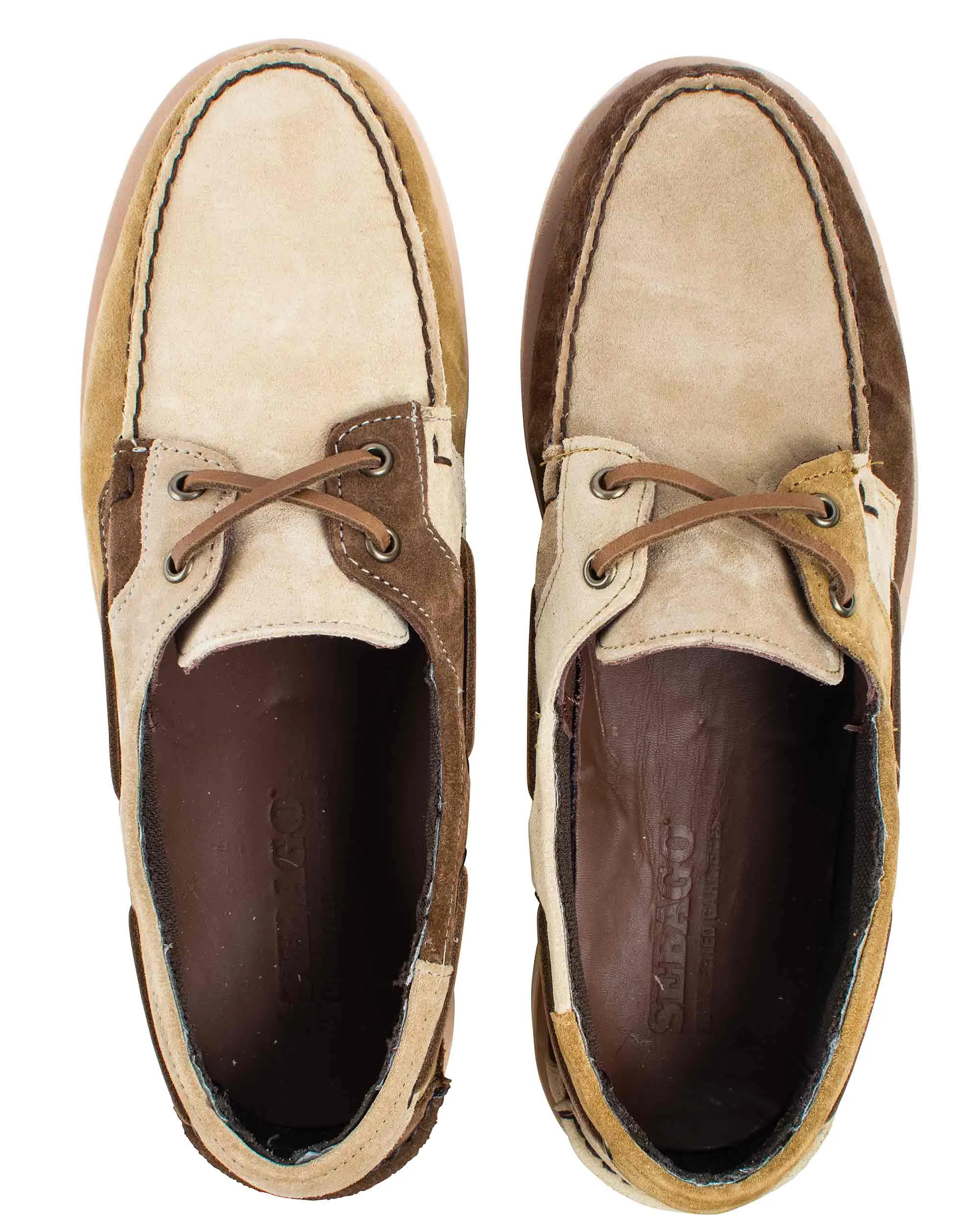 casual - style Gray Engineered Garments x Sebago Rossisland Mix Jib Desert Tones
