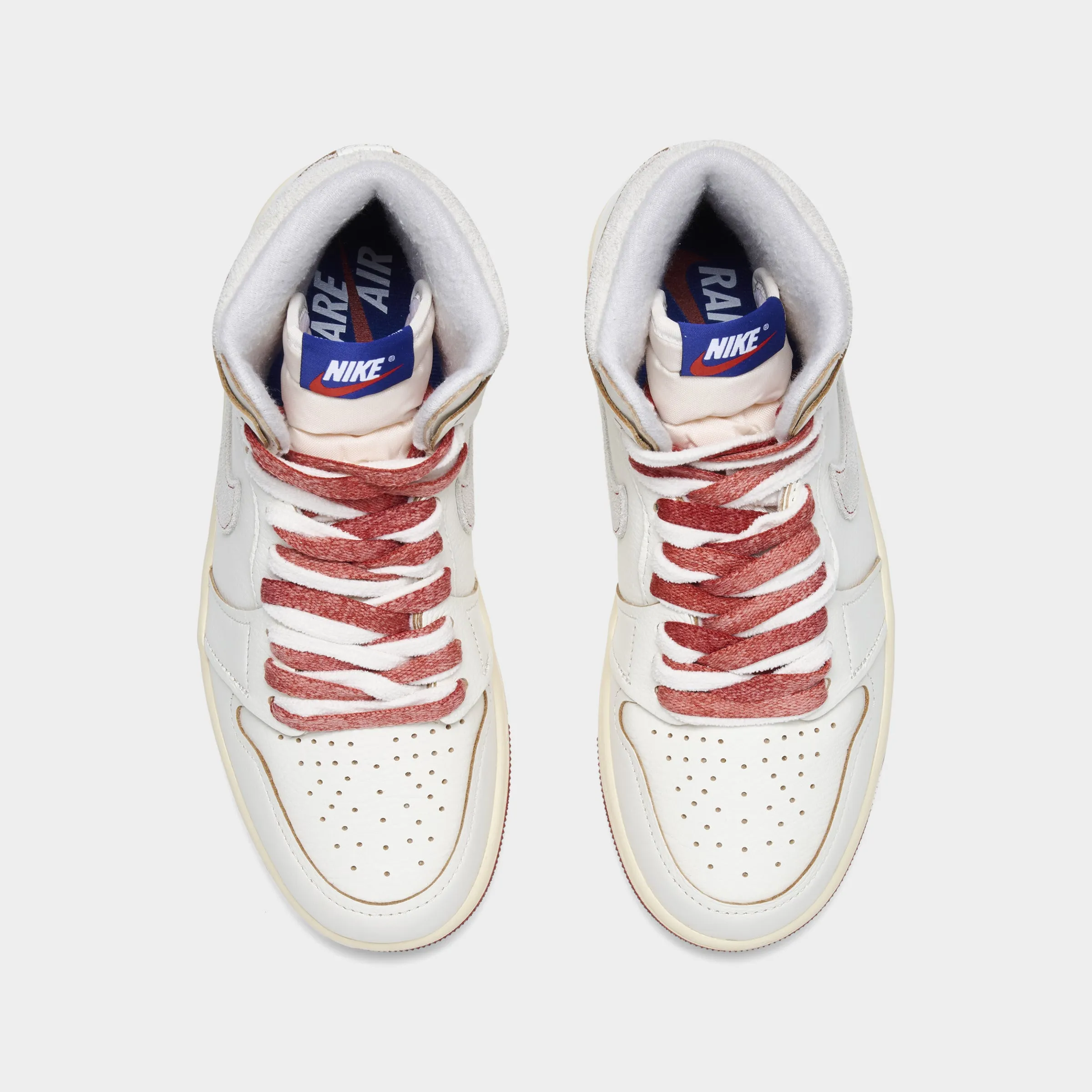 Jordan Women's 1 High OG Sail / Cinnabar - Light Bone Elevated Court Movement Balanced Foam Core