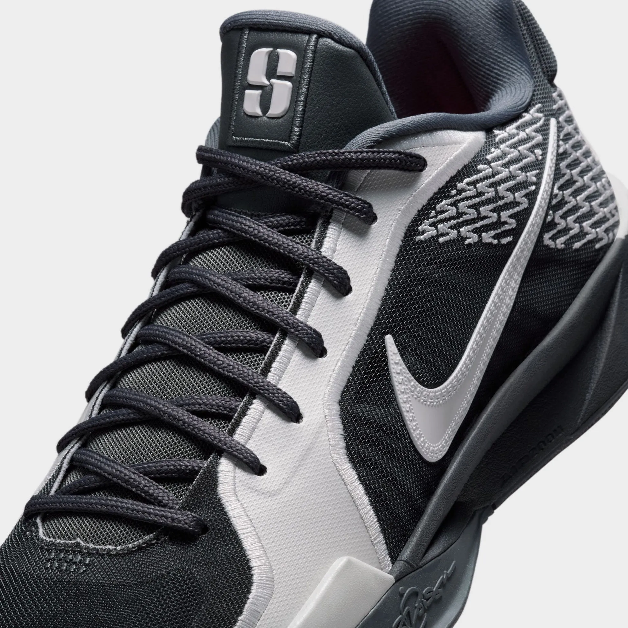 Breathable Tongue Design Nike Sabrina 2 Iron Grey / Sail - Hot Punch