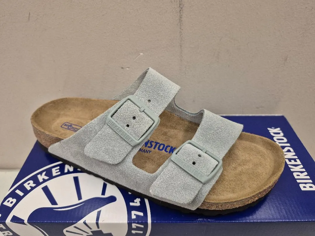 Desert Path Cushioned Footbed Arizona Pure Sage Suede