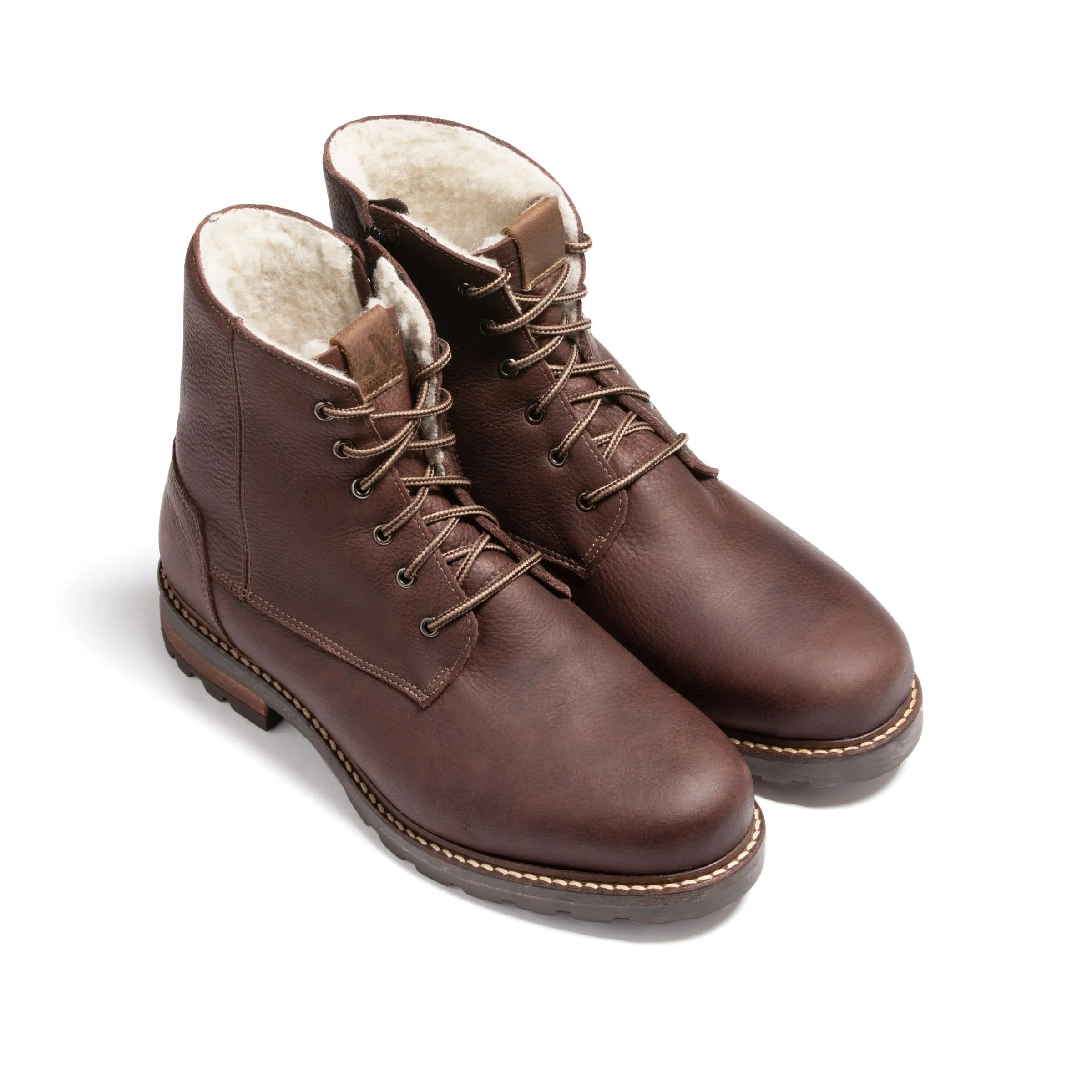 Anfibio Winter Side Zip Wool Lined Boot - VIKTOR # 9312 heel cup Multi-Season Wear