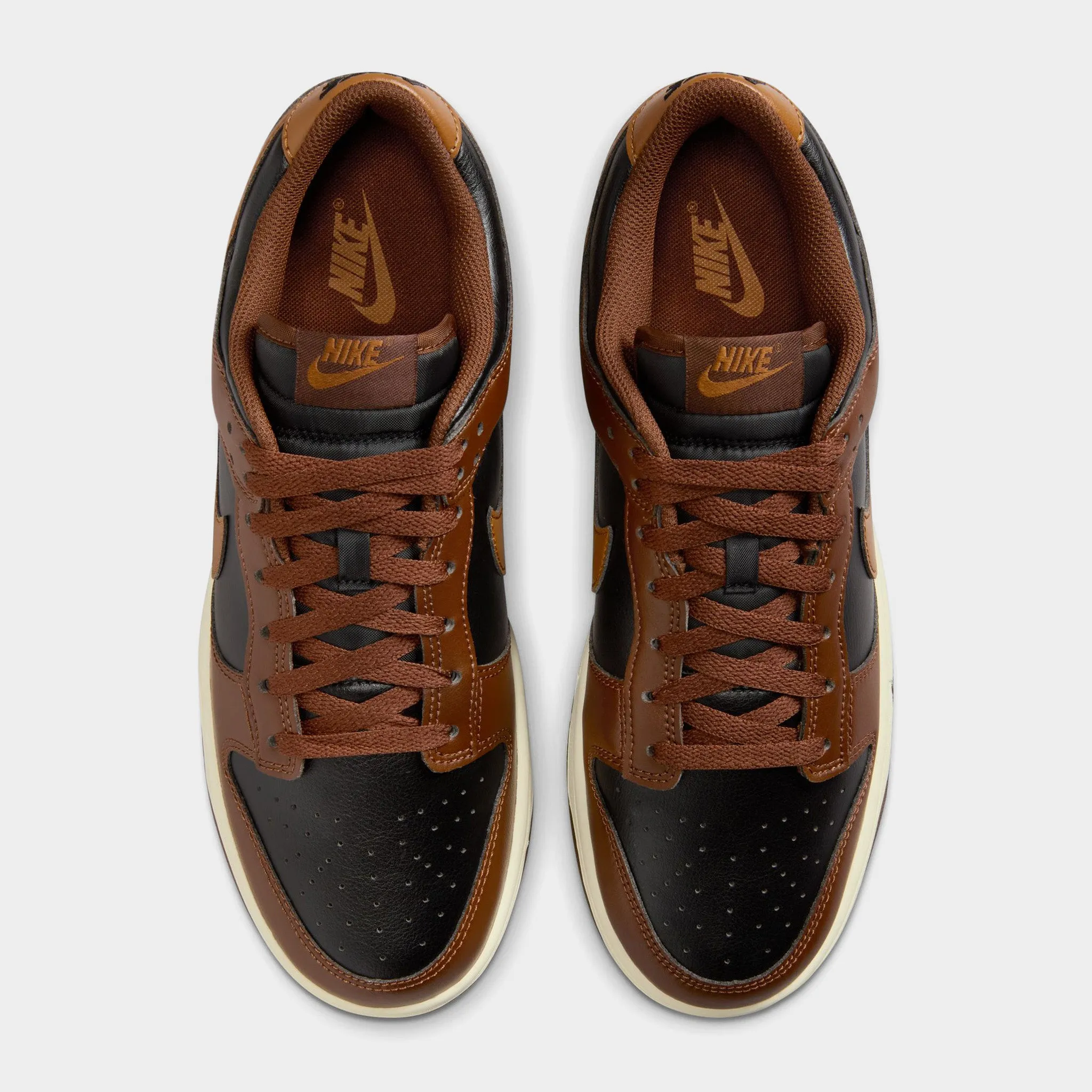 Nike Dunk Low Black / British Tan - Cacao Wow Orthotic Friendly Design Unisex Play Gear