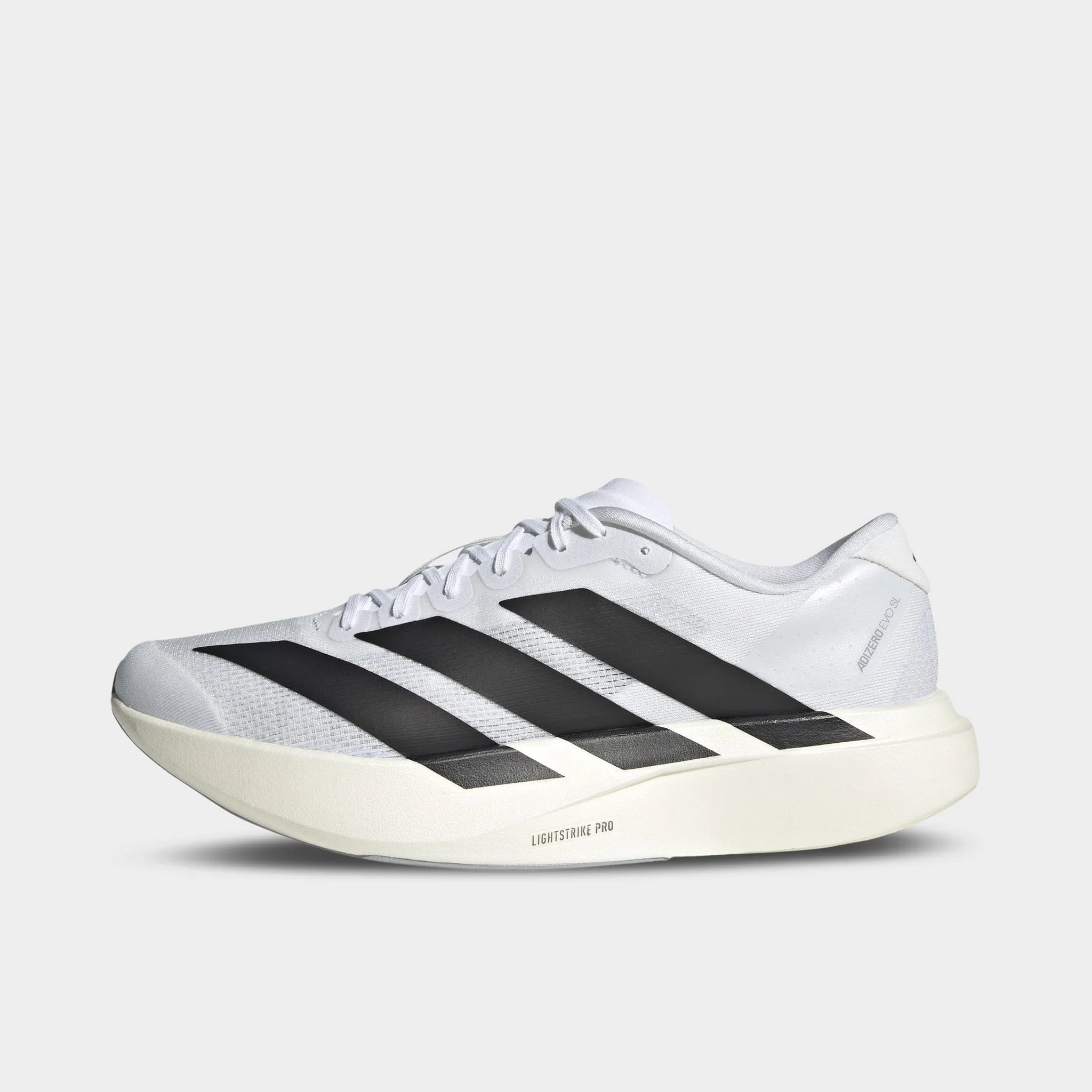 adidas Adizero EVO SL / Cloud White / Core Blac Shock Absorber pointed - toe shoes