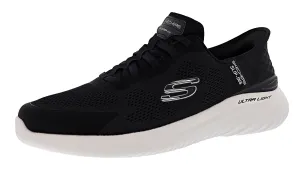 rain material high - top Skechers Men's Boulder 2.0 Slip-Ins Walking Shoes