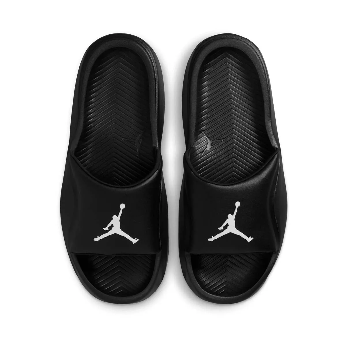Jordan Franchise 'Black/White' Men's Slides Effortless Walk Elastic Strap