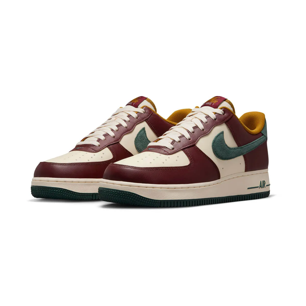 Nike Air Force 1 '07 LV8 'Dark Team Red Vintage Green' Men's Shoes Wild Trek