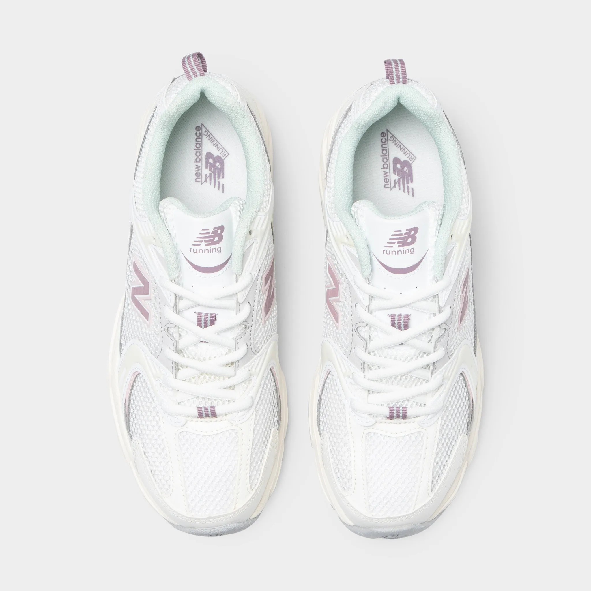 Road - approved New Balance 530 Sea Salt / Ice Wine - Rose Sugar
