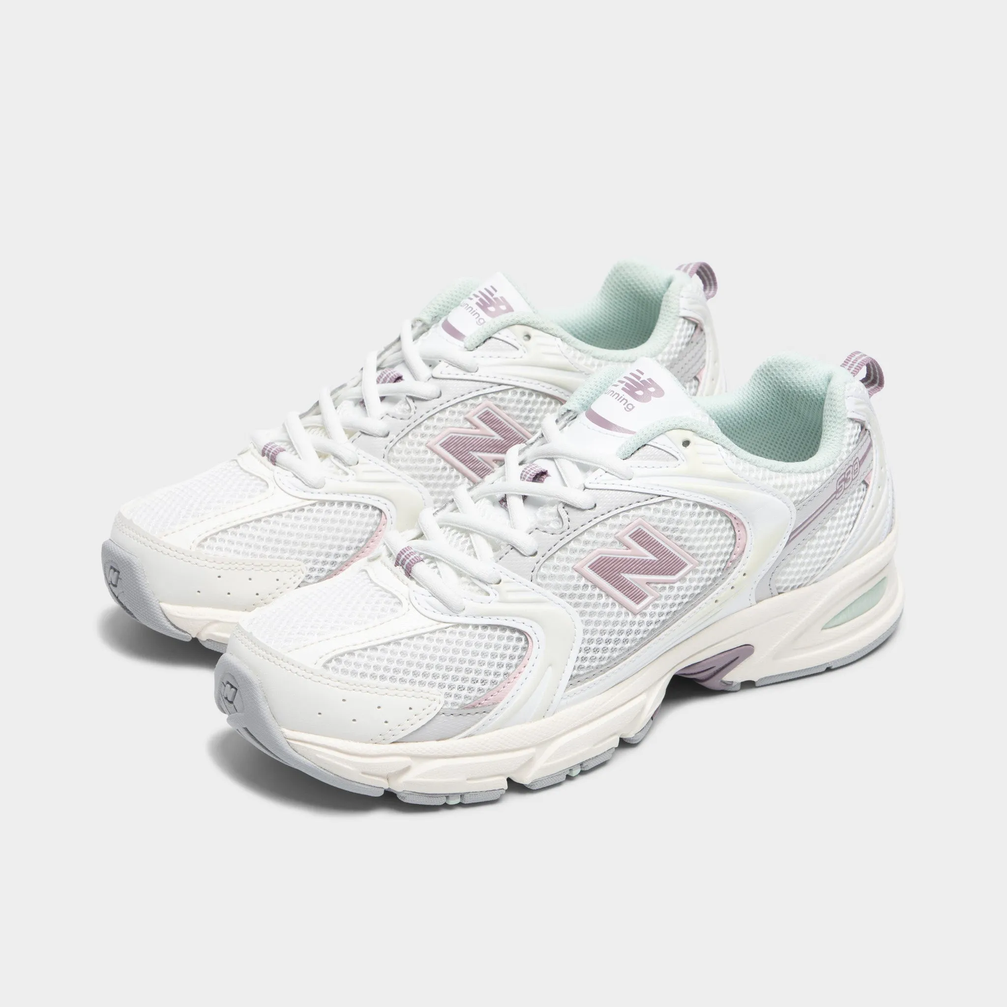 New Balance 530 Sea Salt / Ice Wine - Rose Sugar desert shoes