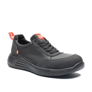 Shock Absorbing Footwear lace up closure Motion Men's Composite Toe Safety Shoes 571154BLK