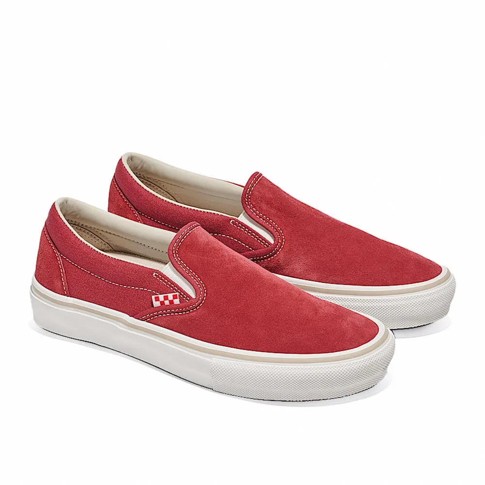 Quick Movement Fit Teen Style Vans Skate Slip-On - Sun Dried Tomato
