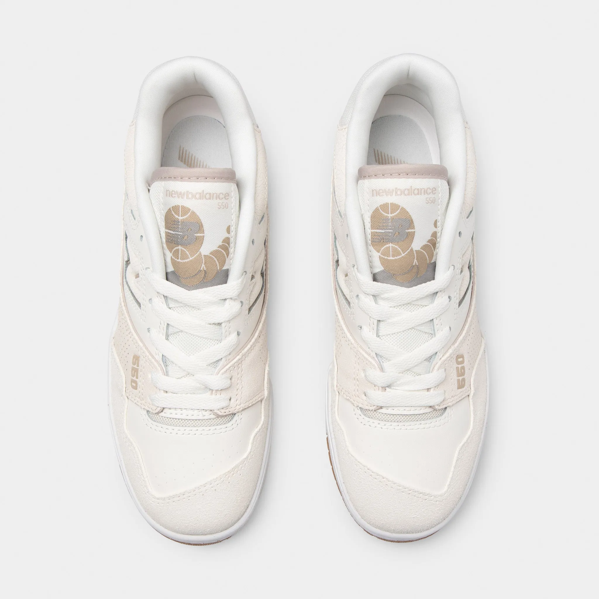 New Balance Women's BBW550TB Sea Salt / Linen - Stoneware gusseted tongue running shoes