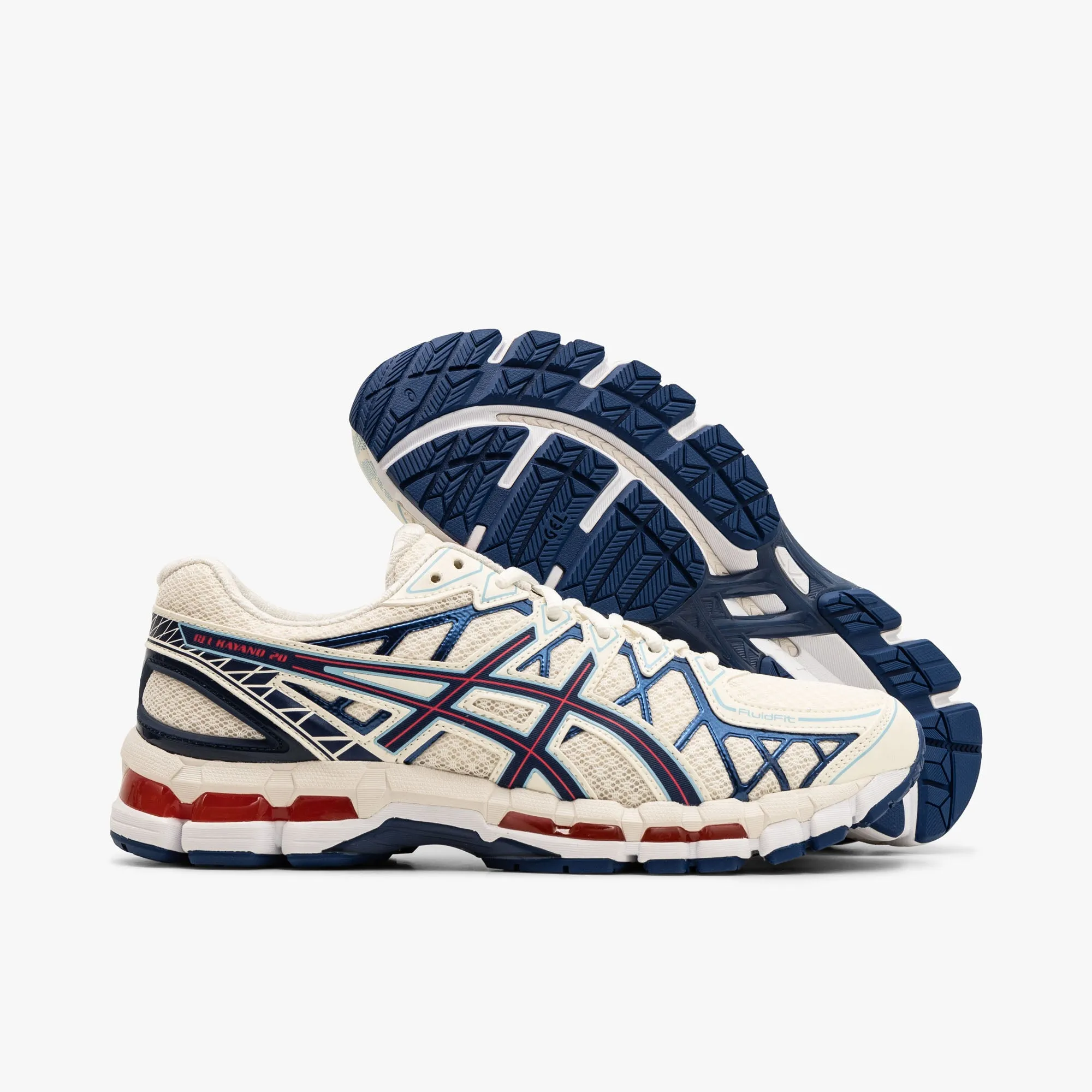 ASICS Gel-Kayano 20 Cream / Deep Marine Easy Clean
