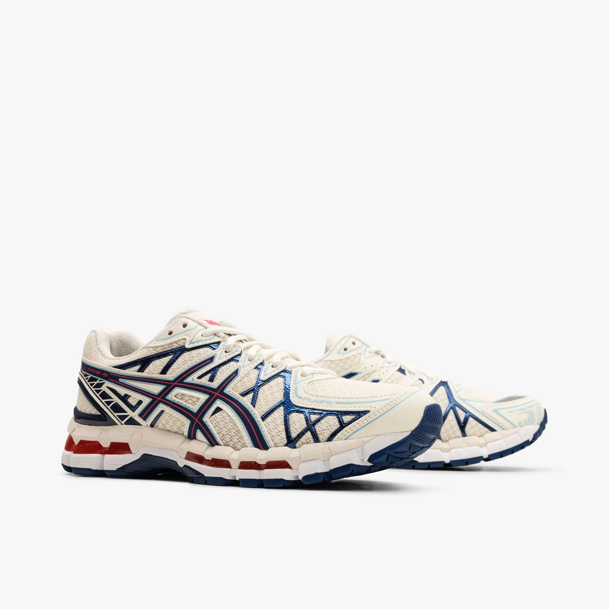 ASICS Gel-Kayano 20 Cream / Deep Marine running for speed shoes