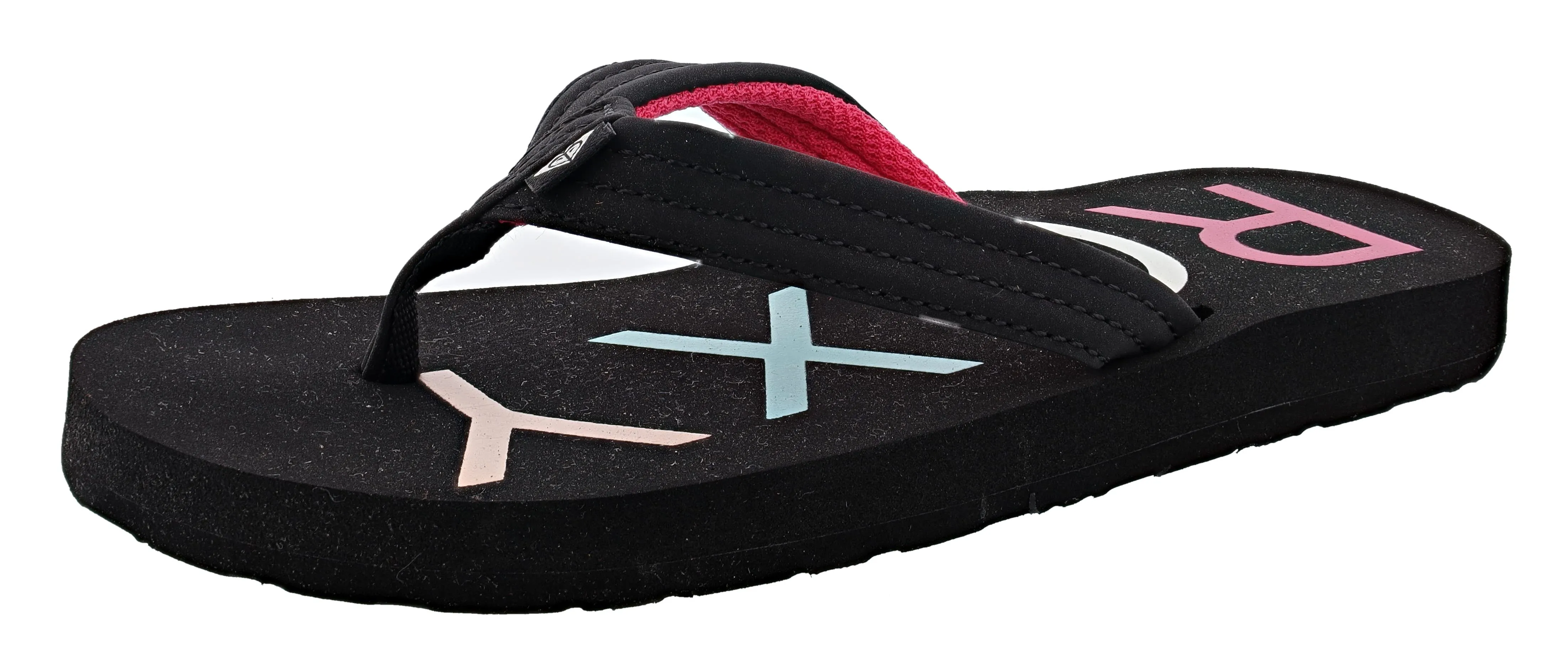 Roxy Girls RG Vista III Summer Flip Flops Bronze Pop padded sole