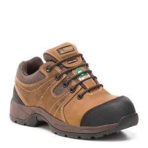 Trail Men's composite toe waterproof leather safety shoes 302120/3020BN Holiday Ready Canvas Material