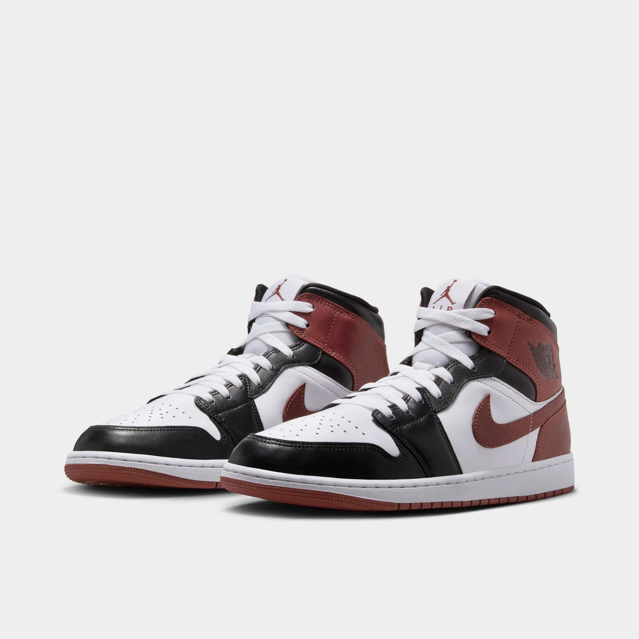 Enhanced Airflow Panels Jordan 1 Mid SE White / Dark Pony - Black