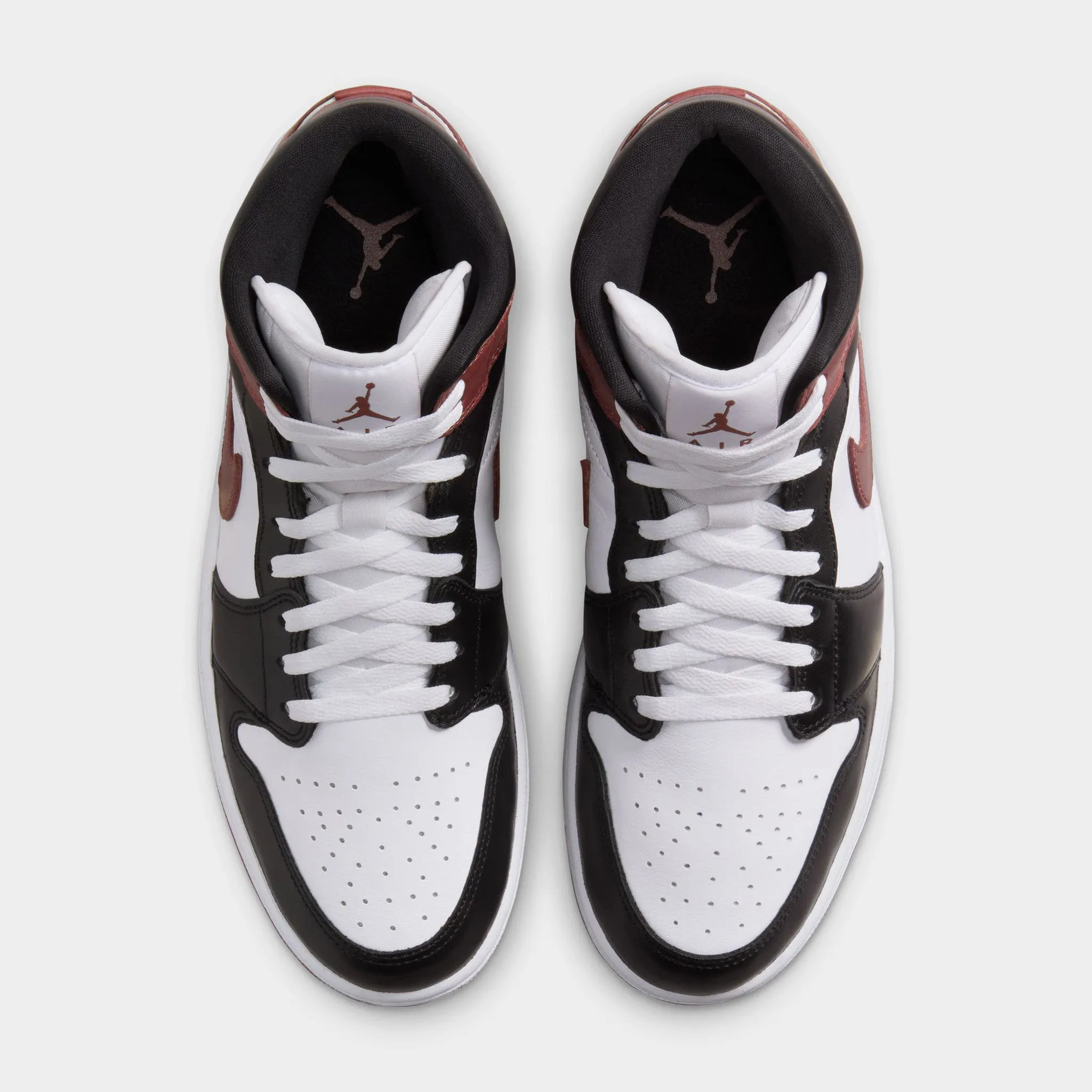 Jordan 1 Mid SE White / Dark Pony - Black Foot Protection Impact Absorption System