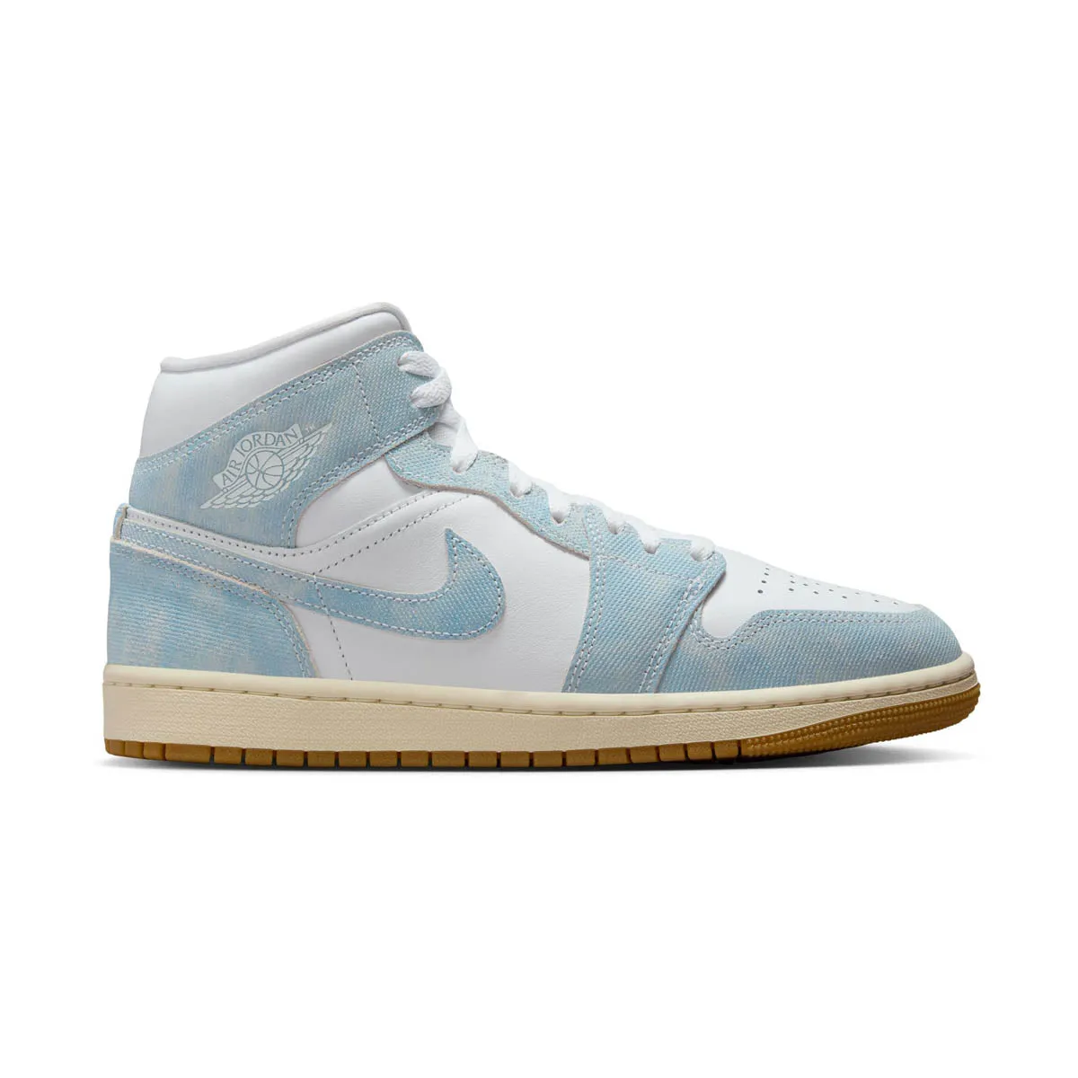 Air Jordan 1 Mid SE 'Denim' Women's Shoes Wear comfort Stacked Cushioning