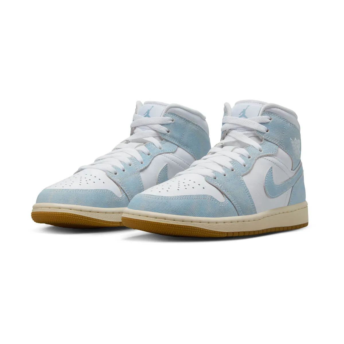 Comfort Socks Air Jordan 1 Mid SE 'Denim' Women's Shoes