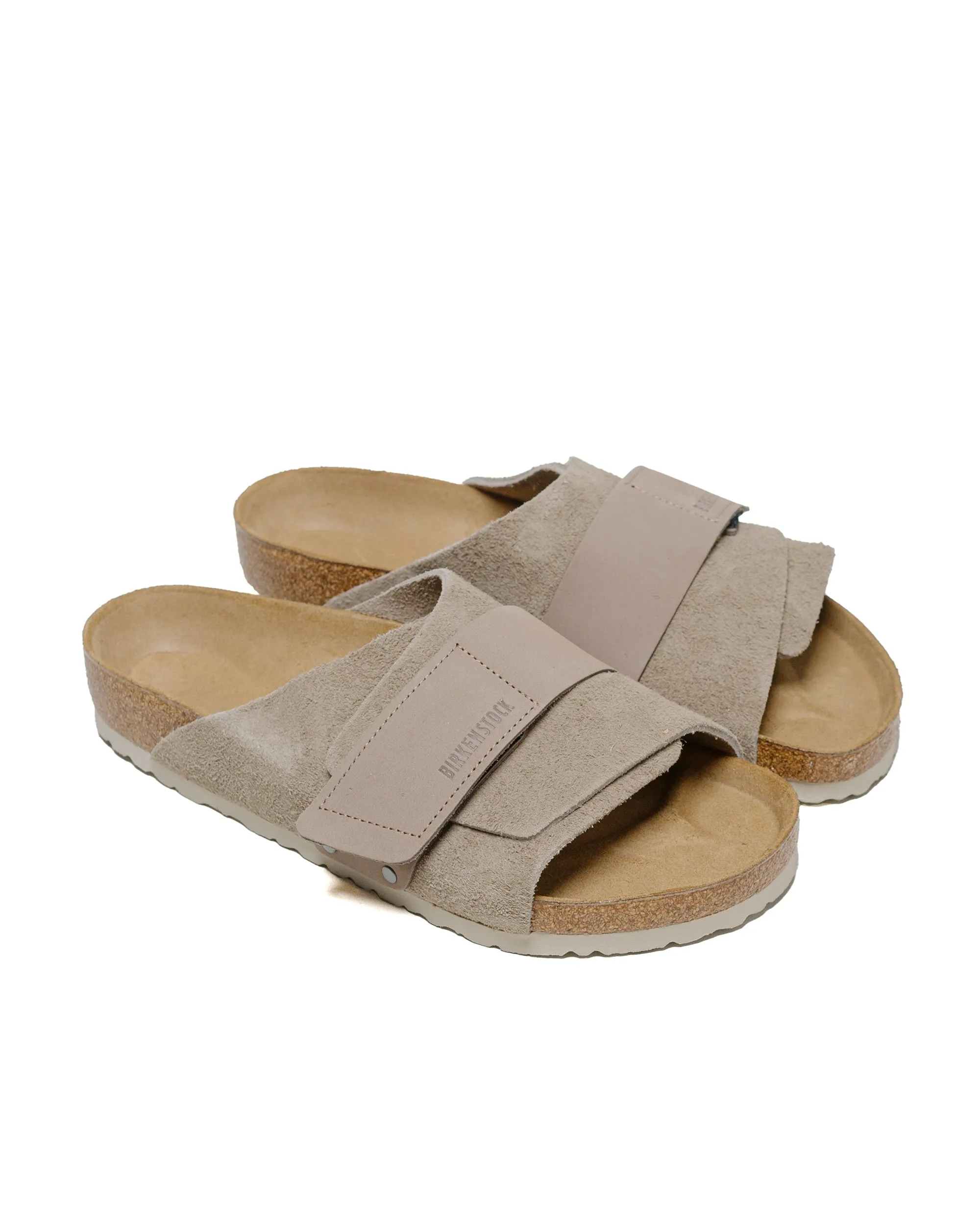All-day Traction Authentic Birkenstock Kyoto Suede Taupe