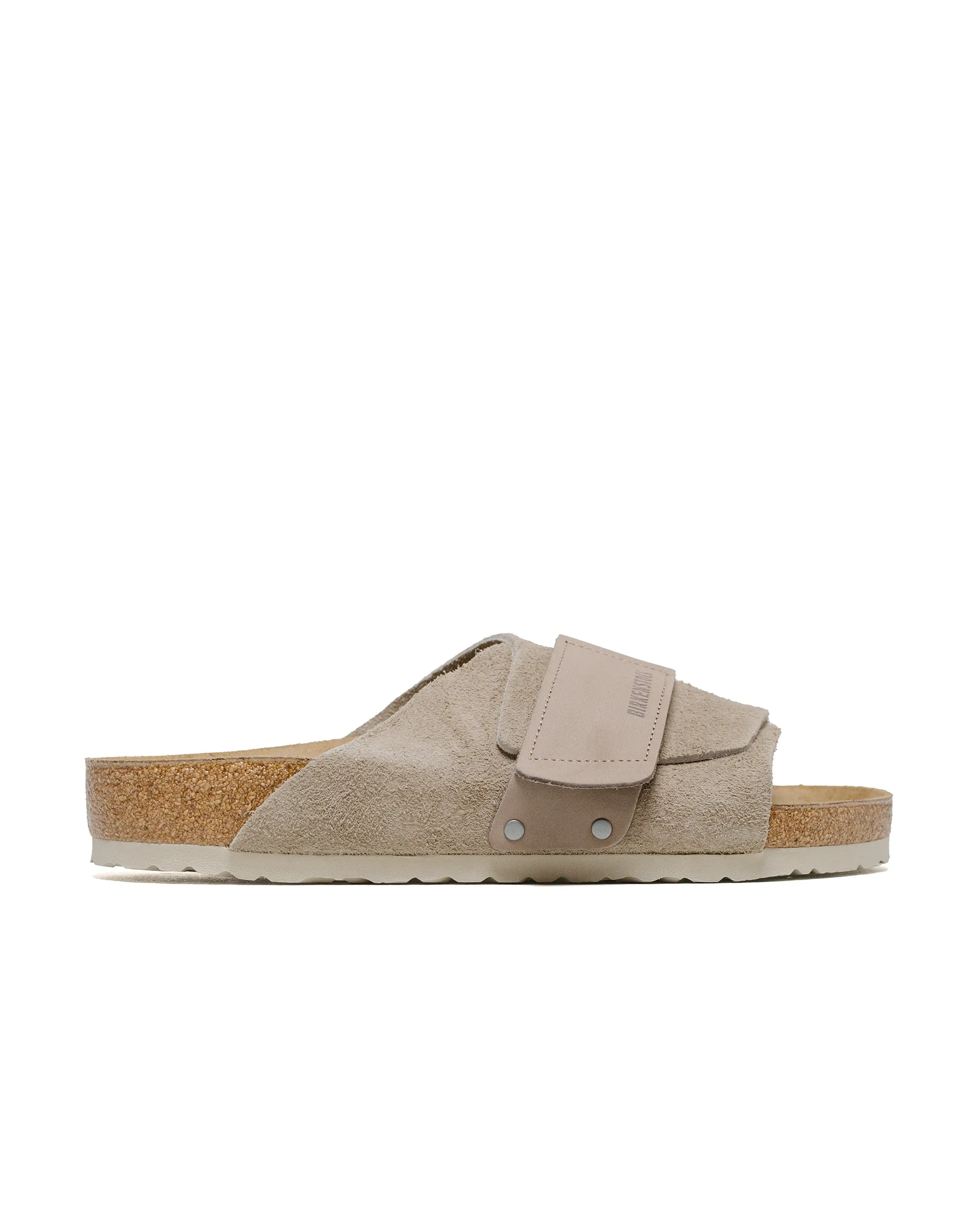 Cushioned Insole suitable for outdoor adventures Birkenstock Kyoto Suede Taupe