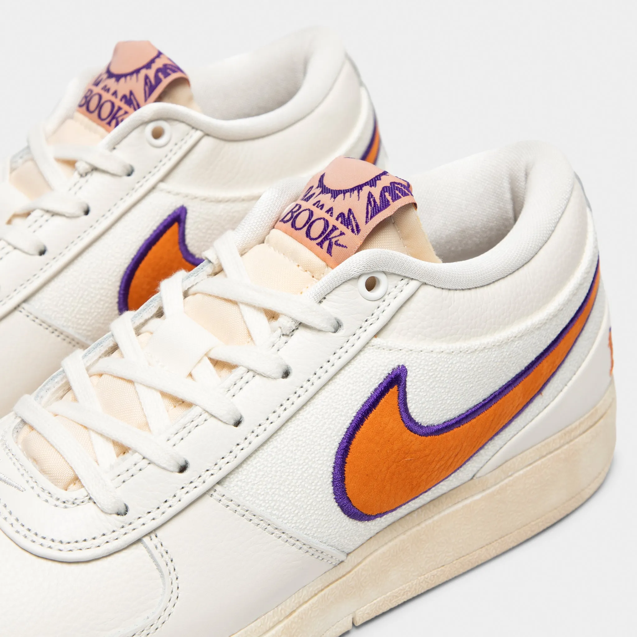 Nike Book 1 Sail / Clay Orange - Court Purple Secure Traction