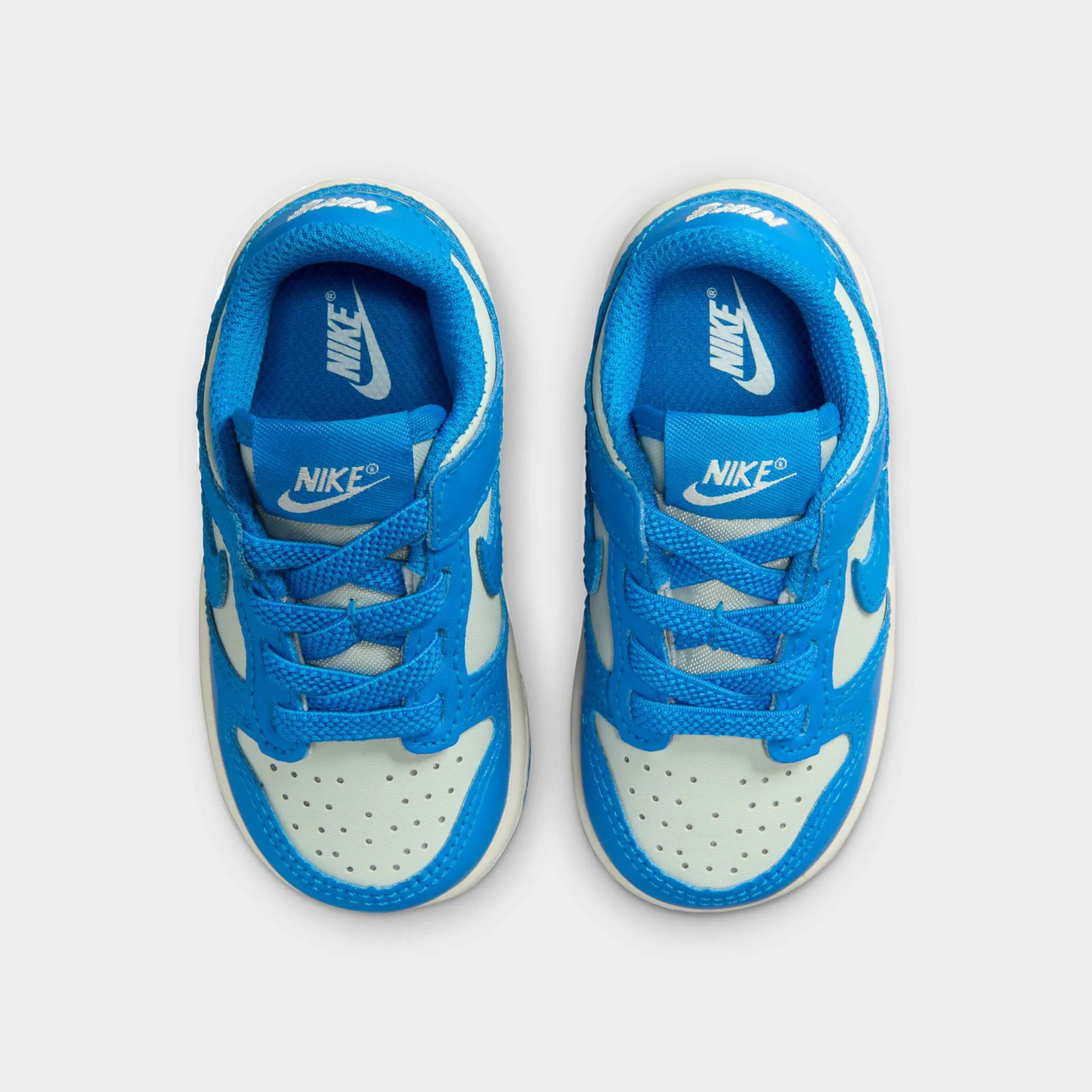 Nike Dunk Low Light Silver / Photo Blue - Sail Team Player Athletic Streetwear Style