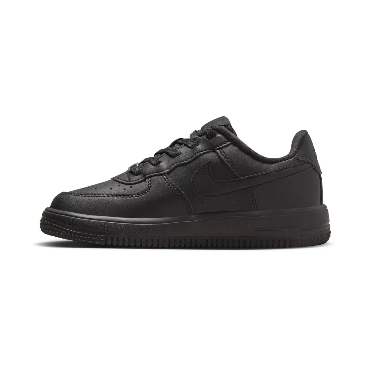 Swing Step Nike Force 1 Low EasyOn 'Triple Black' Little Kids' Shoes