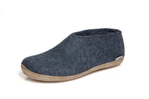 Glerups Slipper: Shoe, Denim, Leather A-10-00 Comfort Lining Comfortable Use