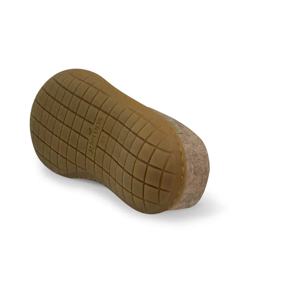 Lightweight Structure Travel Essential Glerups Slipper: Slip On, Sand, Honey Rubber Sole
